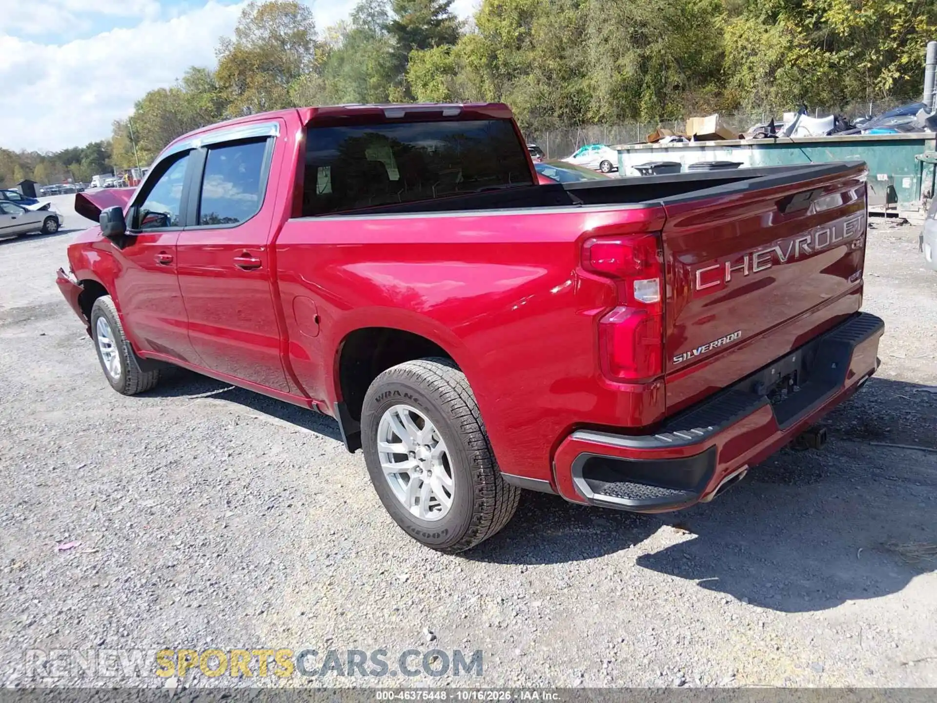 3 fotografías del automóvil dañado 1GCUYEED4MZ285127 CHEVROLET SILVERADO 1500 2021