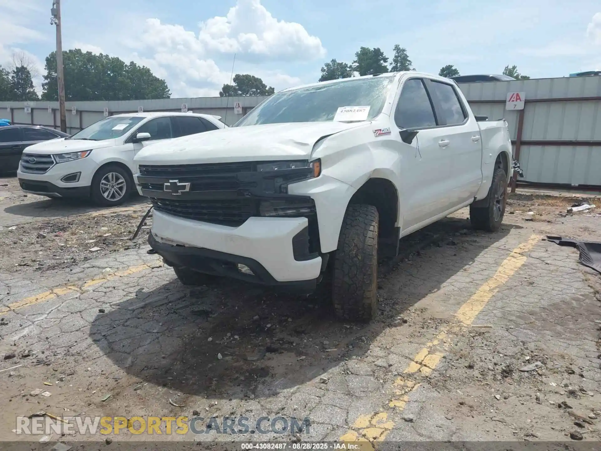 2 Photograph of a damaged car 1GCUYEED4MZ397720 CHEVROLET SILVERADO 1500 2021