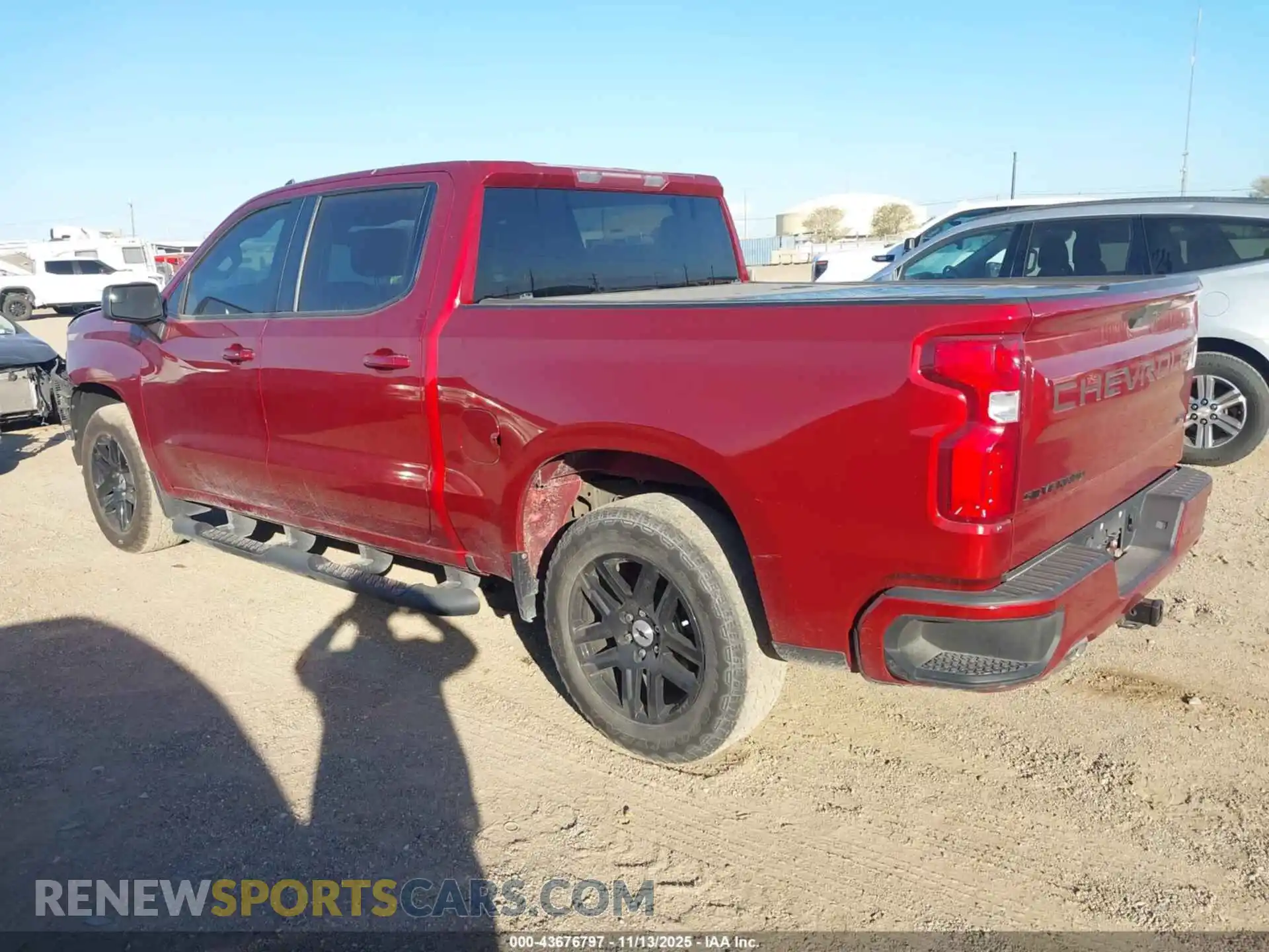 3 Photograph of a damaged car 1GCUYEED4MZ410014 CHEVROLET SILVERADO 1500 2021