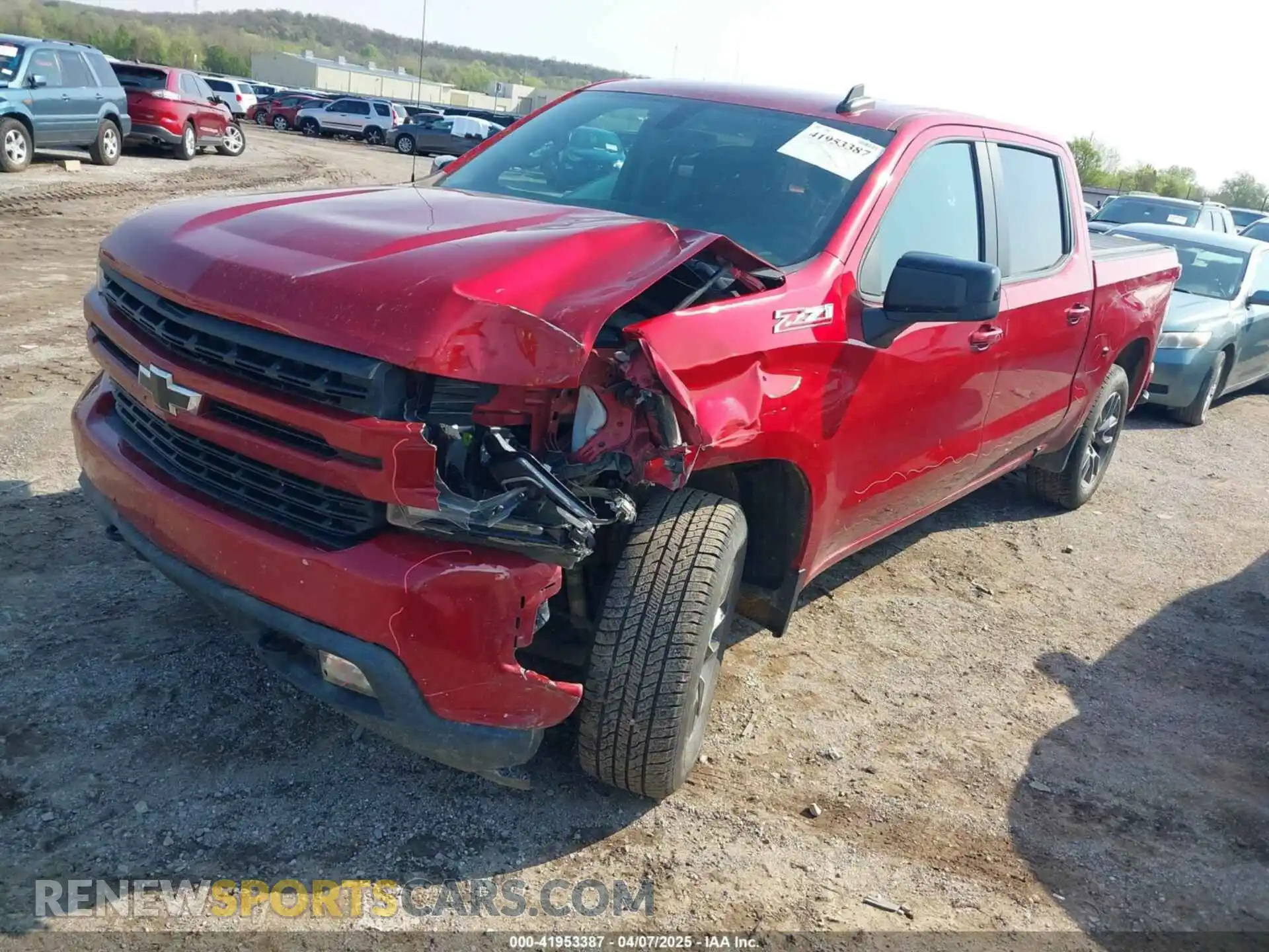 2 Фотография поврежденного автомобиля 1GCUYEED4MZ428531 CHEVROLET SILVERADO 1500 2021