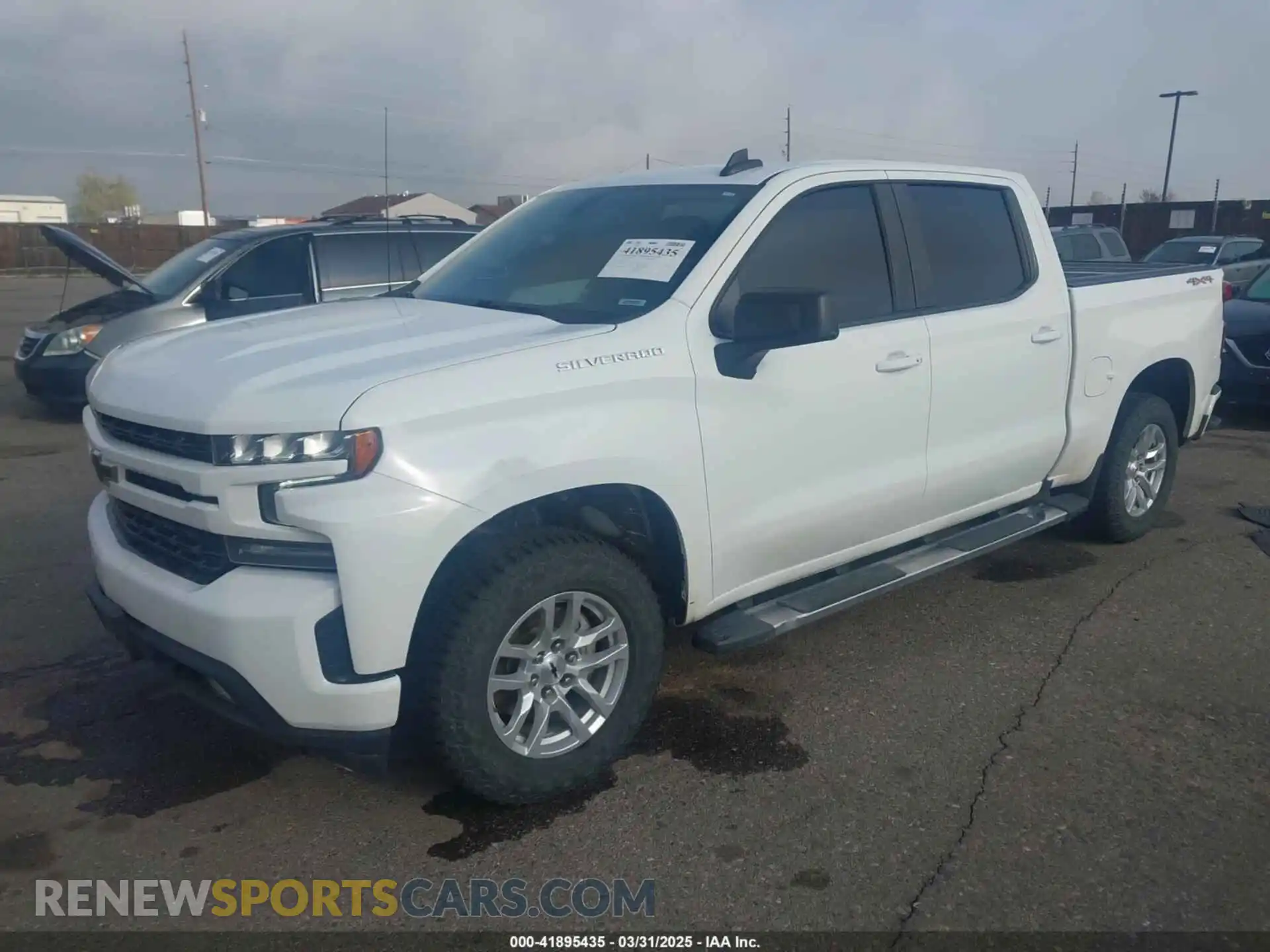 2 Photograph of a damaged car 1GCUYEED5MZ102513 CHEVROLET SILVERADO 1500 2021