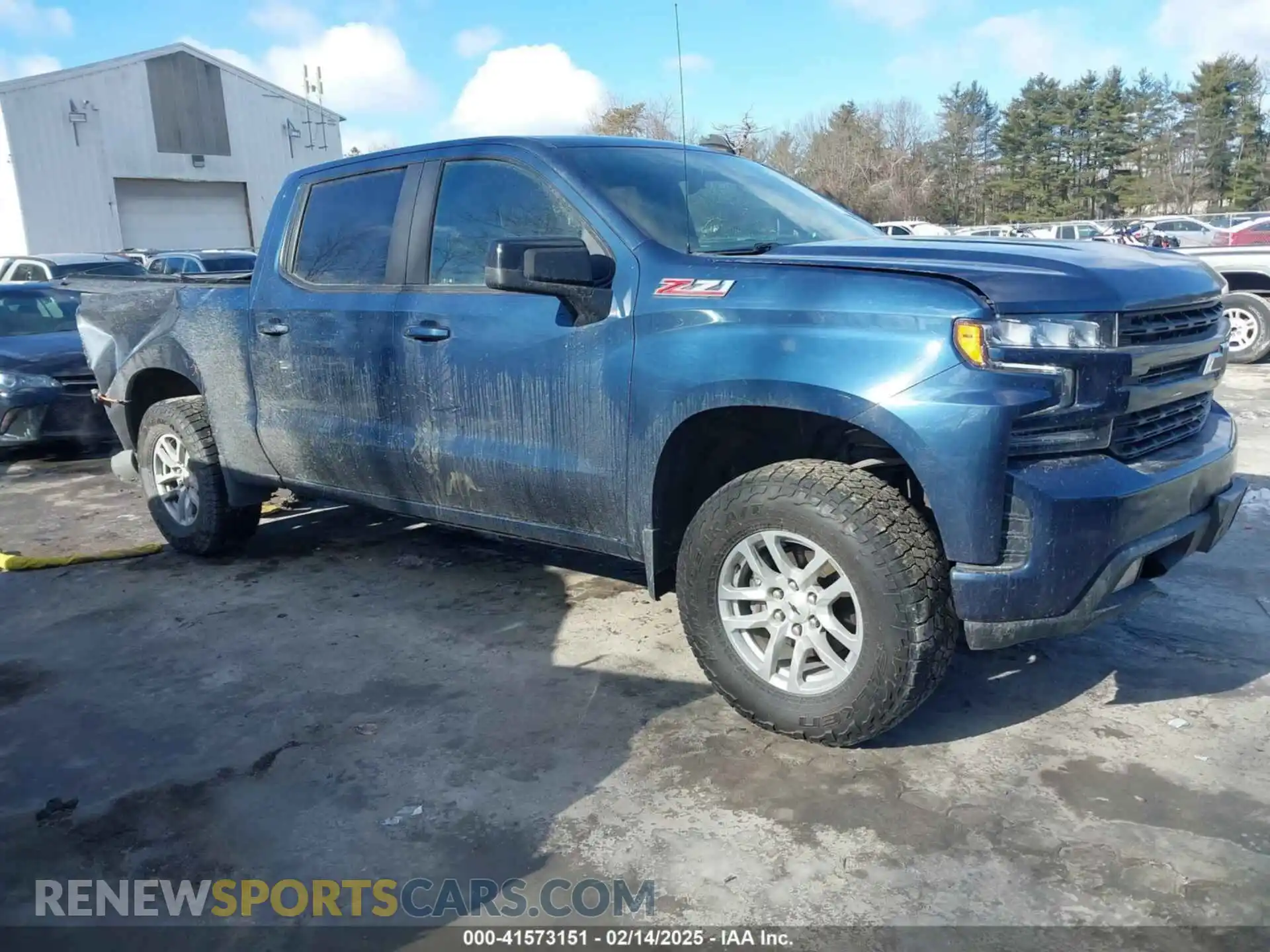1 Photograph of a damaged car 1GCUYEED5MZ177891 CHEVROLET SILVERADO 1500 2021
