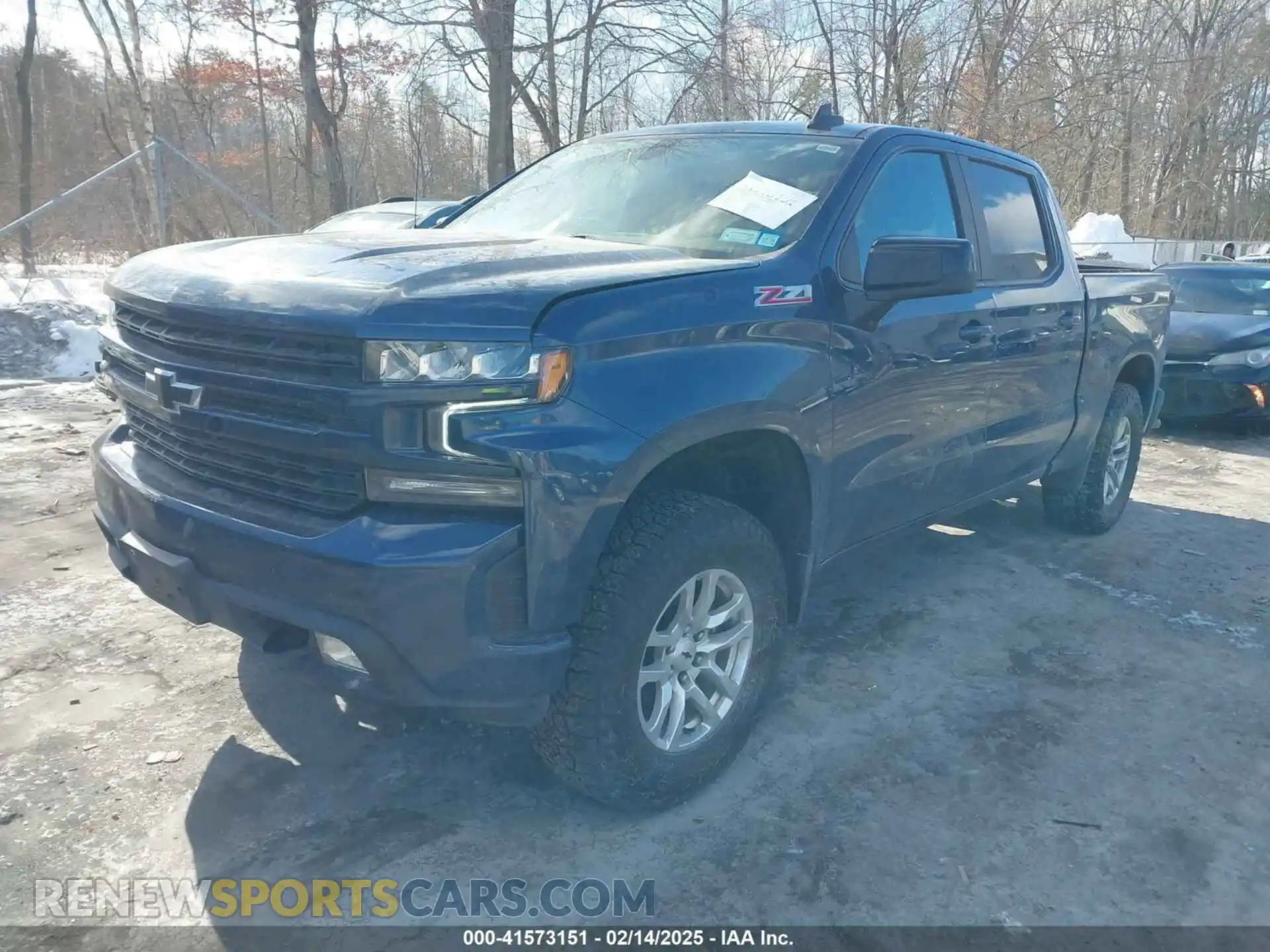 2 Photograph of a damaged car 1GCUYEED5MZ177891 CHEVROLET SILVERADO 1500 2021