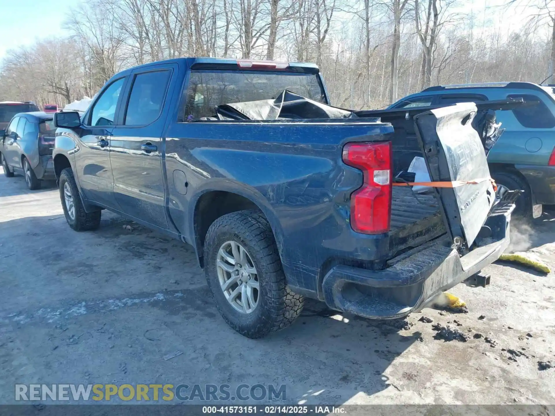 3 Photograph of a damaged car 1GCUYEED5MZ177891 CHEVROLET SILVERADO 1500 2021