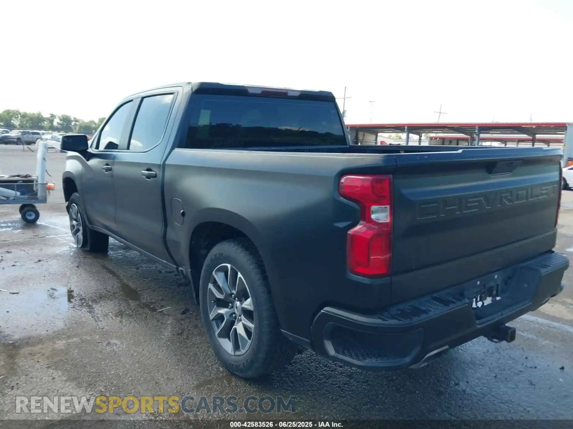 3 Photograph of a damaged car 1GCUYEED5MZ407896 CHEVROLET SILVERADO 1500 2021