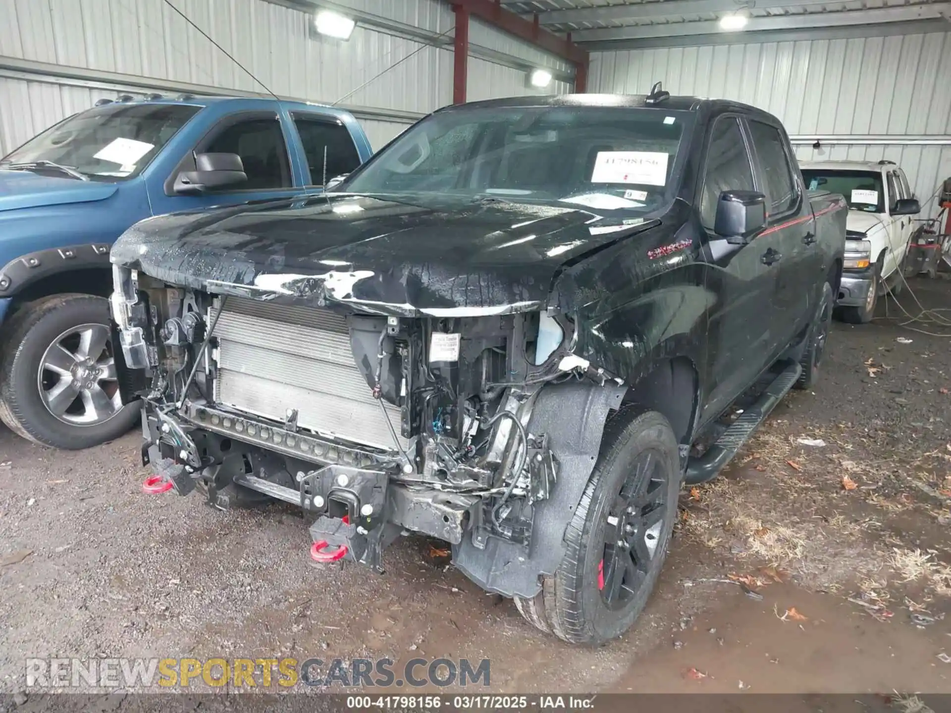 2 Photograph of a damaged car 1GCUYEED7MZ390633 CHEVROLET SILVERADO 1500 2021