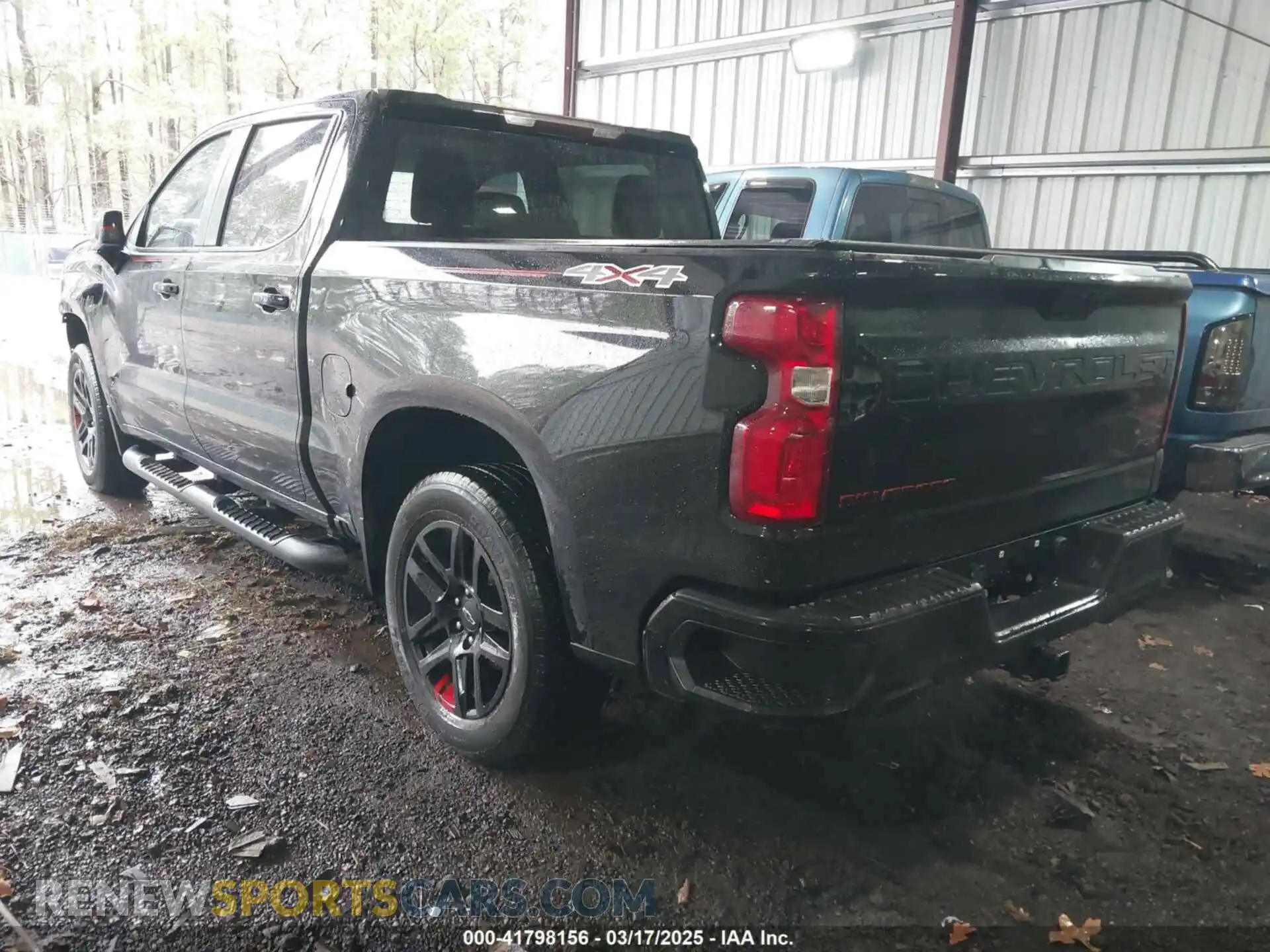 3 Photograph of a damaged car 1GCUYEED7MZ390633 CHEVROLET SILVERADO 1500 2021