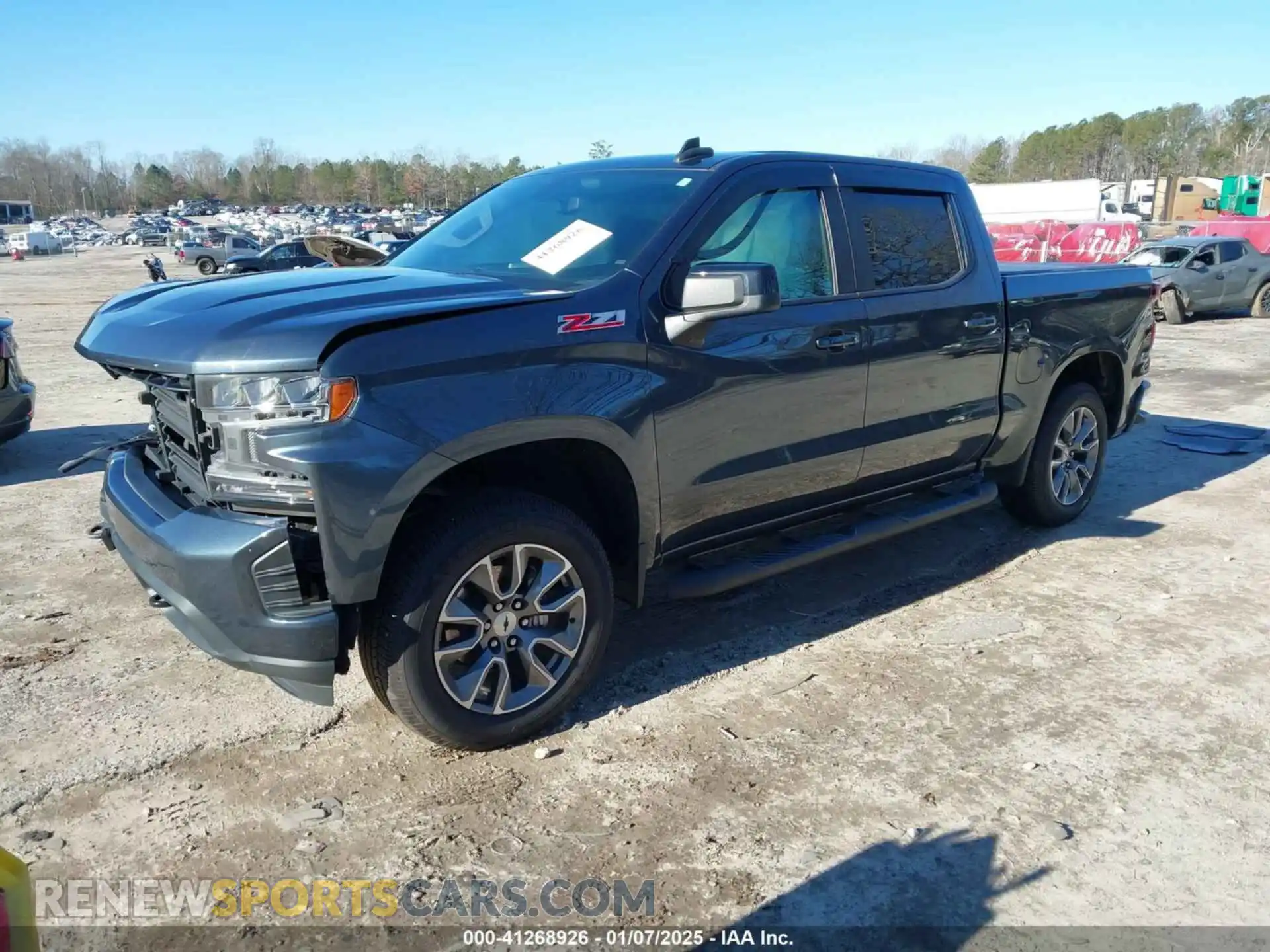 2 Photograph of a damaged car 1GCUYEED8MZ269481 CHEVROLET SILVERADO 1500 2021