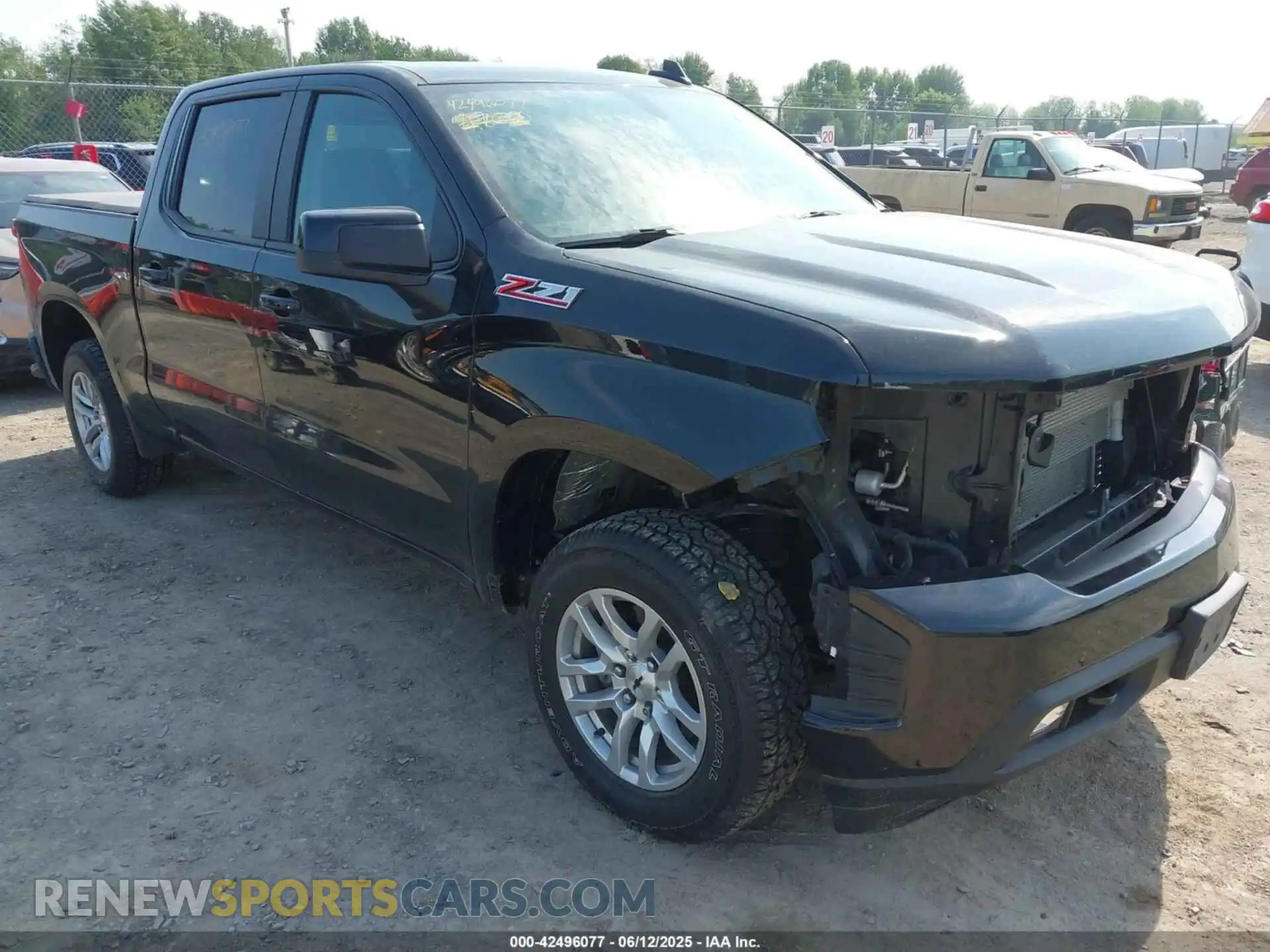 1 Photograph of a damaged car 1GCUYEED8MZ278021 CHEVROLET SILVERADO 1500 2021