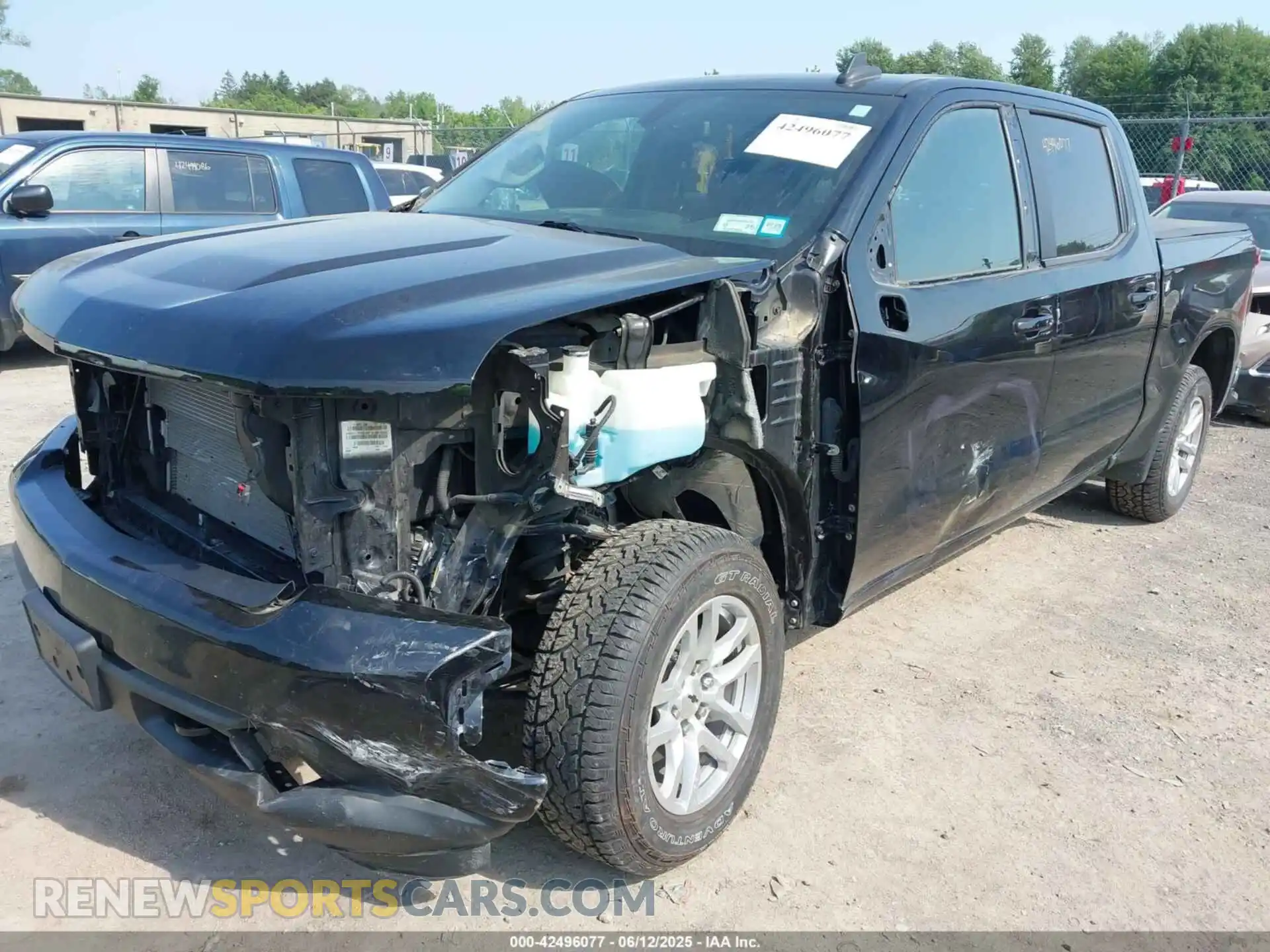 2 Photograph of a damaged car 1GCUYEED8MZ278021 CHEVROLET SILVERADO 1500 2021