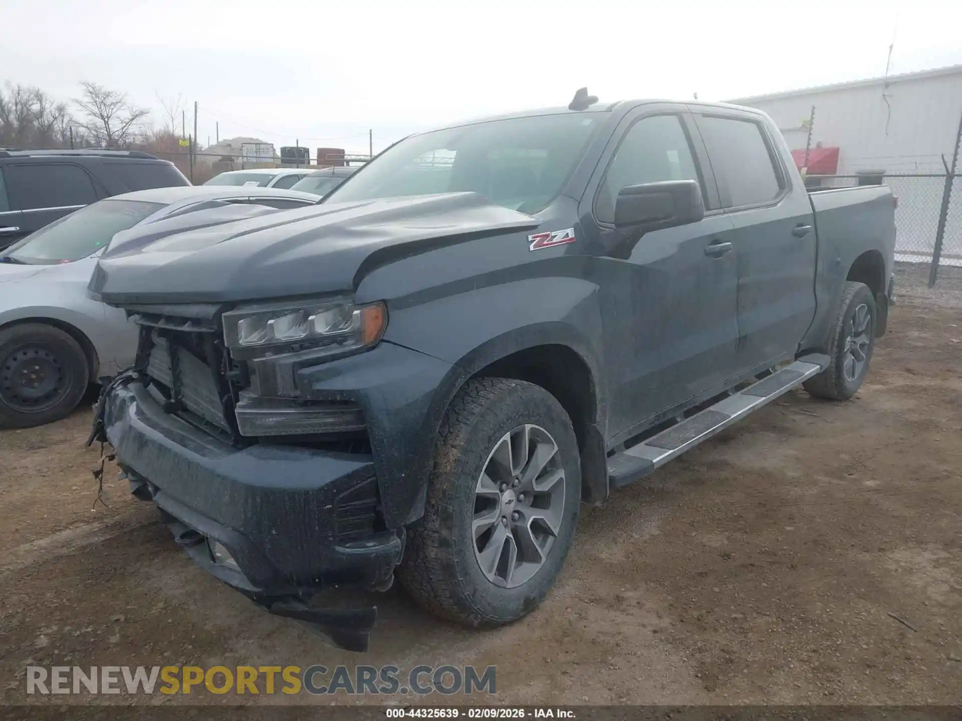 2 Photograph of a damaged car 1GCUYEED8MZ348620 CHEVROLET SILVERADO 1500 2021