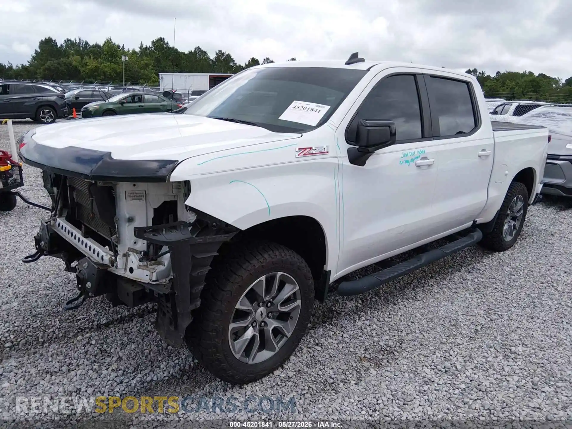 2 Photograph of a damaged car 1GCUYEED9MZ184116 CHEVROLET SILVERADO 1500 2021
