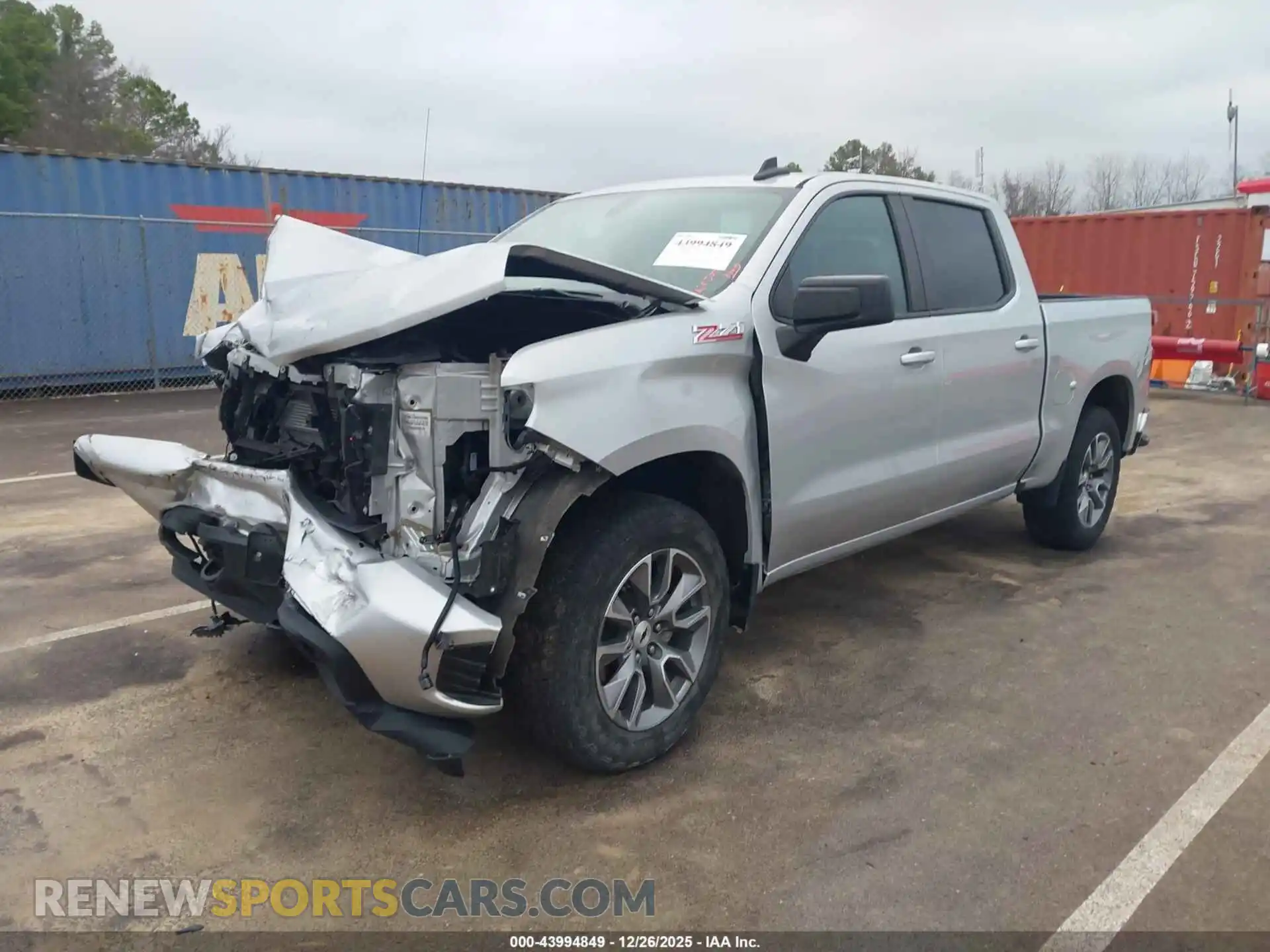2 Photograph of a damaged car 1GCUYEED9MZ188988 CHEVROLET SILVERADO 1500 2021