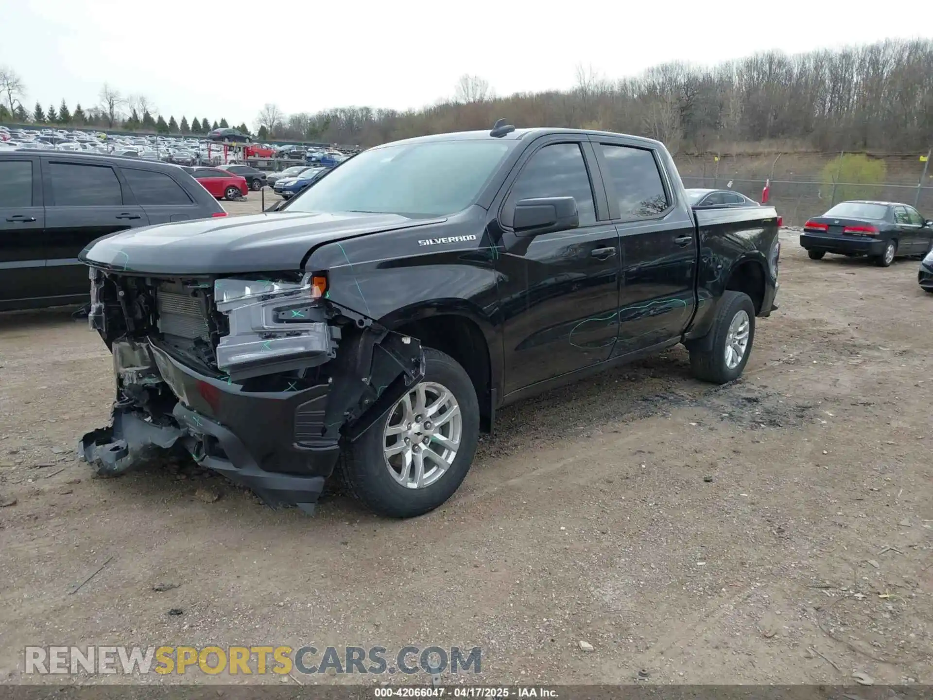 2 Фотография поврежденного автомобиля 1GCUYEED9MZ419064 CHEVROLET SILVERADO 1500 2021