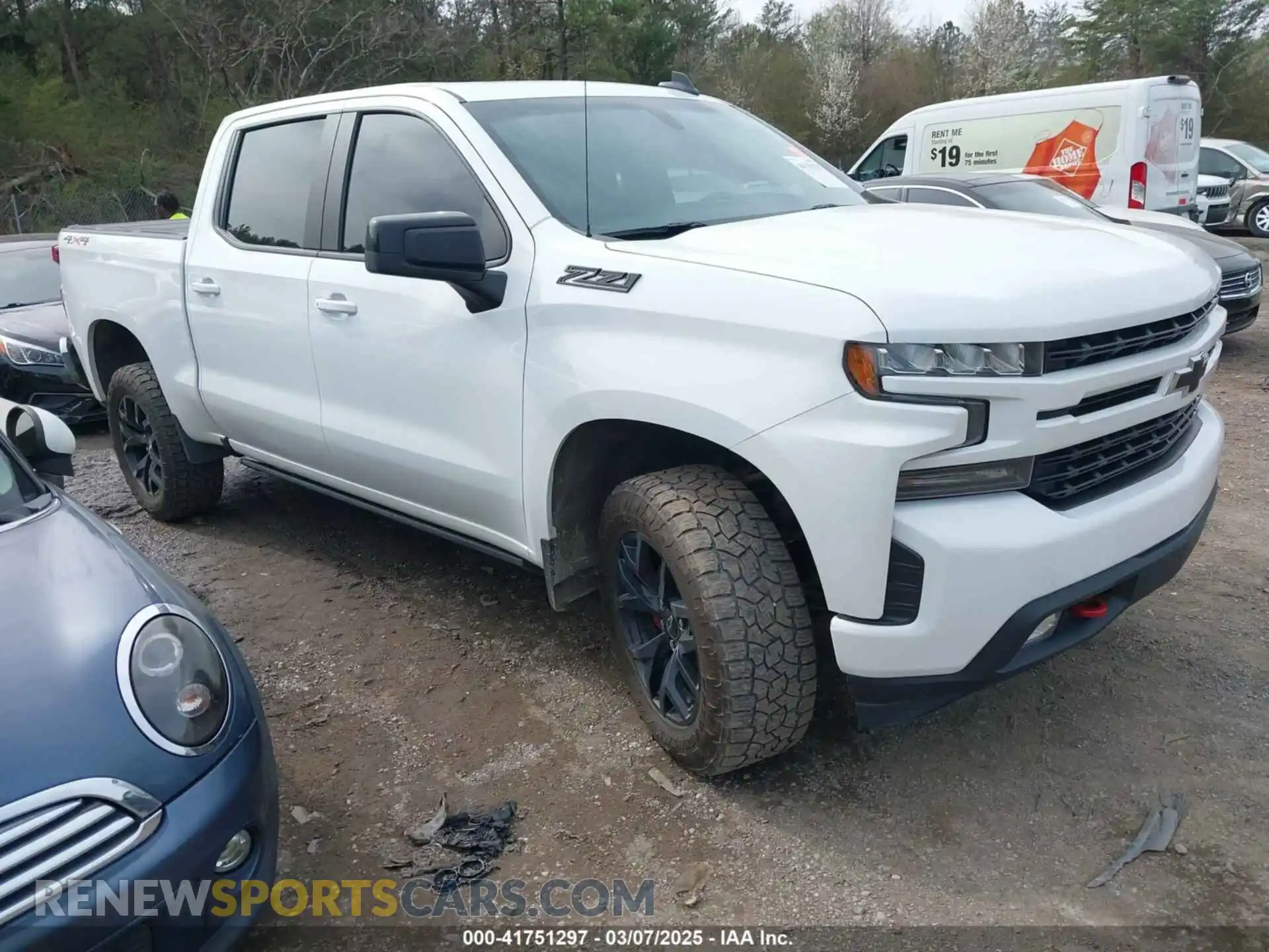 1 Photograph of a damaged car 1GCUYEEDXMZ115466 CHEVROLET SILVERADO 1500 2021