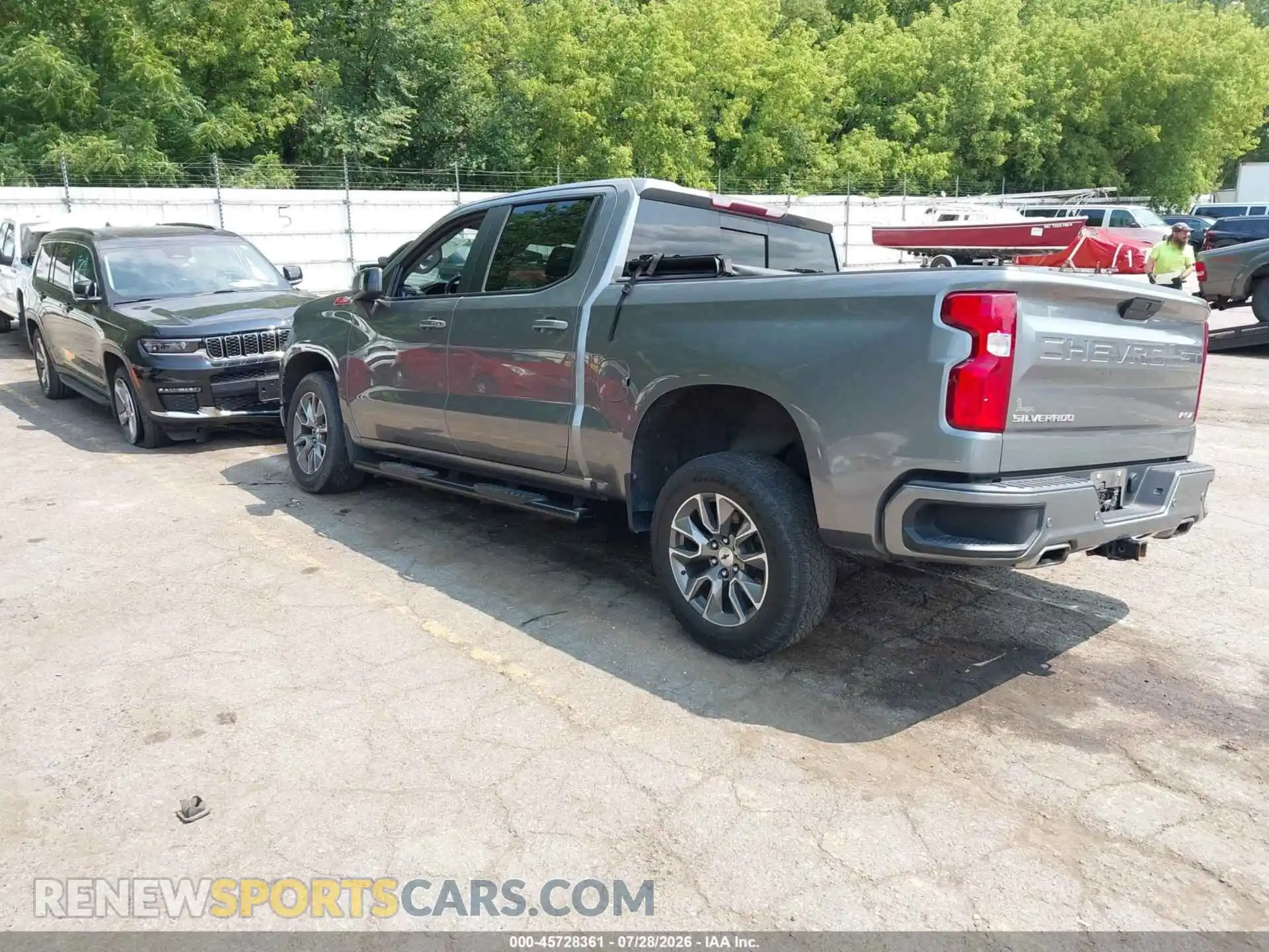 3 Photograph of a damaged car 1GCUYEEDXMZ230519 CHEVROLET SILVERADO 1500 2021