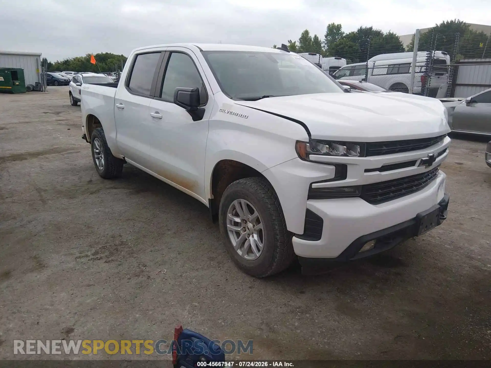 1 Фотография поврежденного автомобиля 1GCUYEEDXMZ239317 CHEVROLET SILVERADO 1500 2021