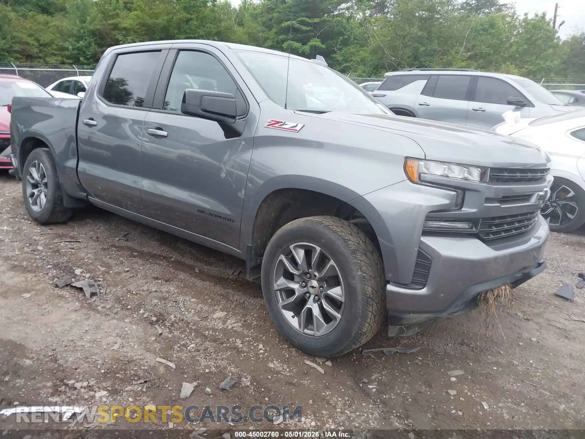 1 fotografías del automóvil dañado 1GCUYEEDXMZ358176 CHEVROLET SILVERADO 1500 2021