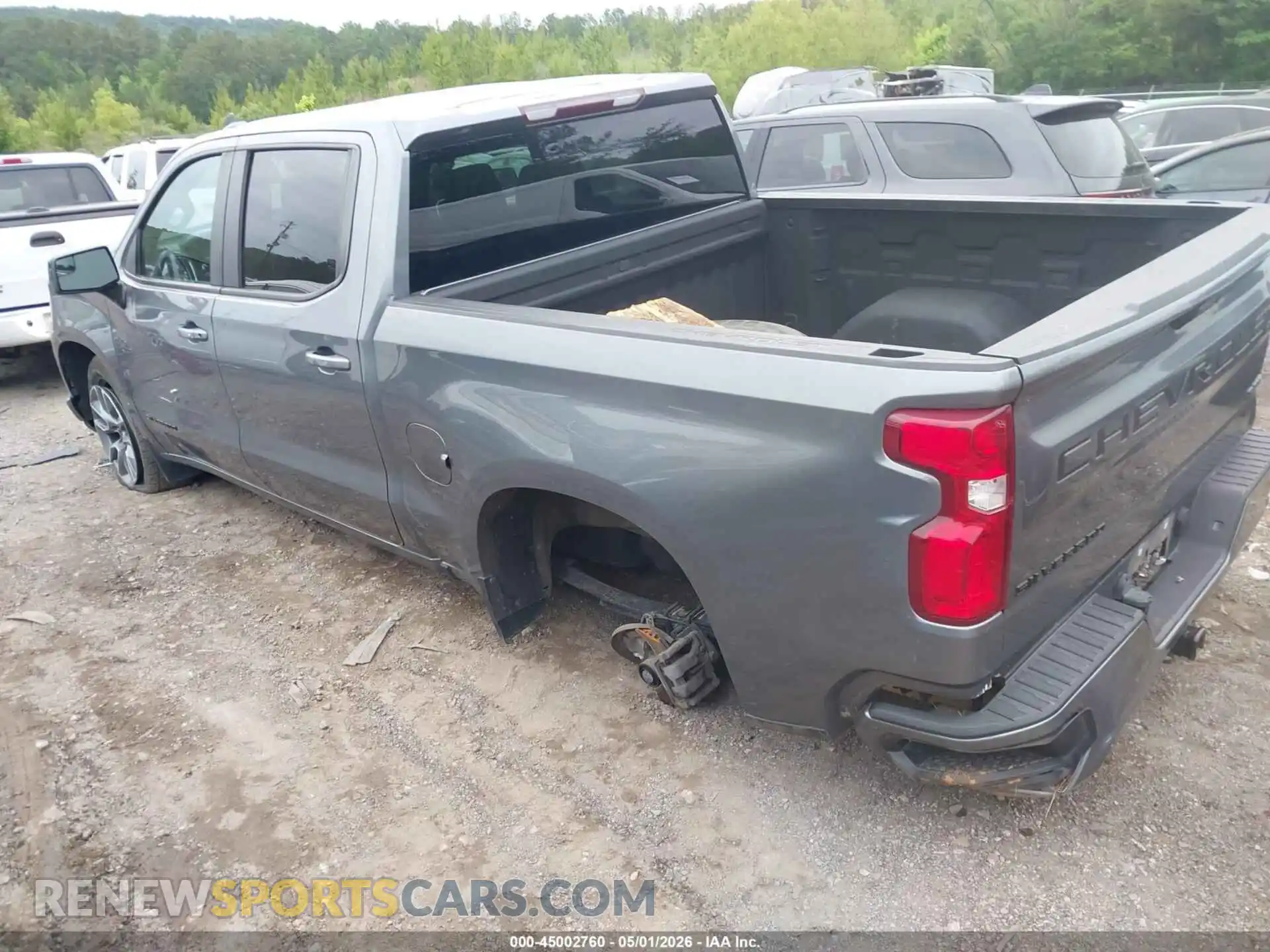 3 fotografías del automóvil dañado 1GCUYEEDXMZ358176 CHEVROLET SILVERADO 1500 2021
