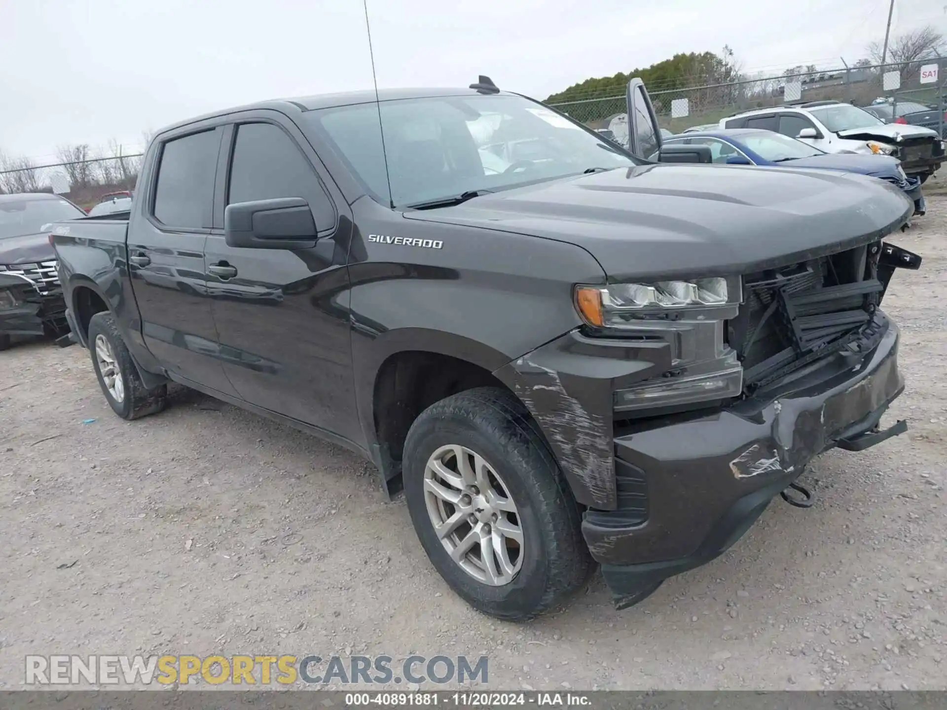 1 fotografías del automóvil dañado 1GCUYEEDXMZ387645 CHEVROLET SILVERADO 1500 2021