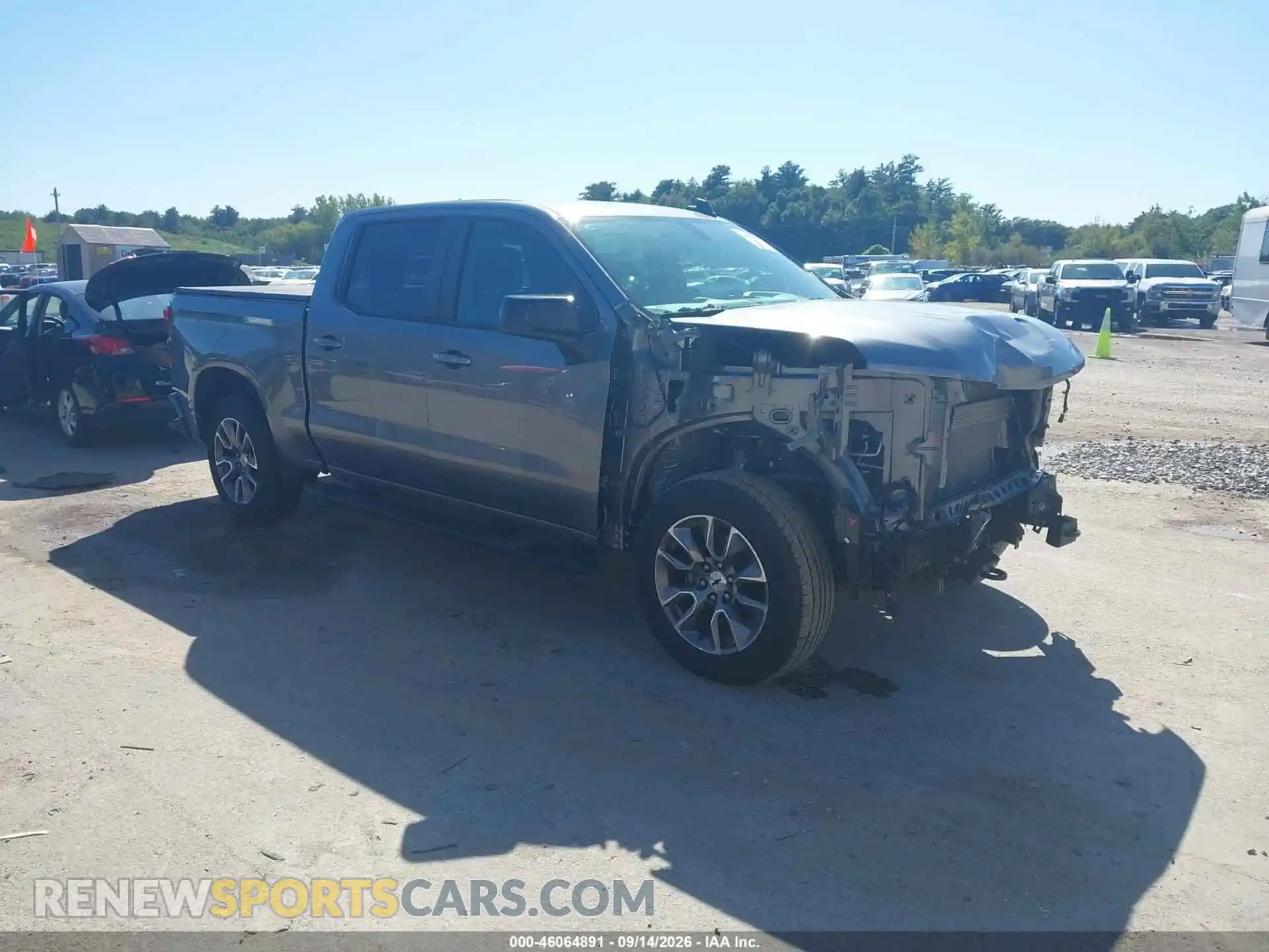 1 fotografías del automóvil dañado 1GCUYEEDXMZ447696 CHEVROLET SILVERADO 1500 2021