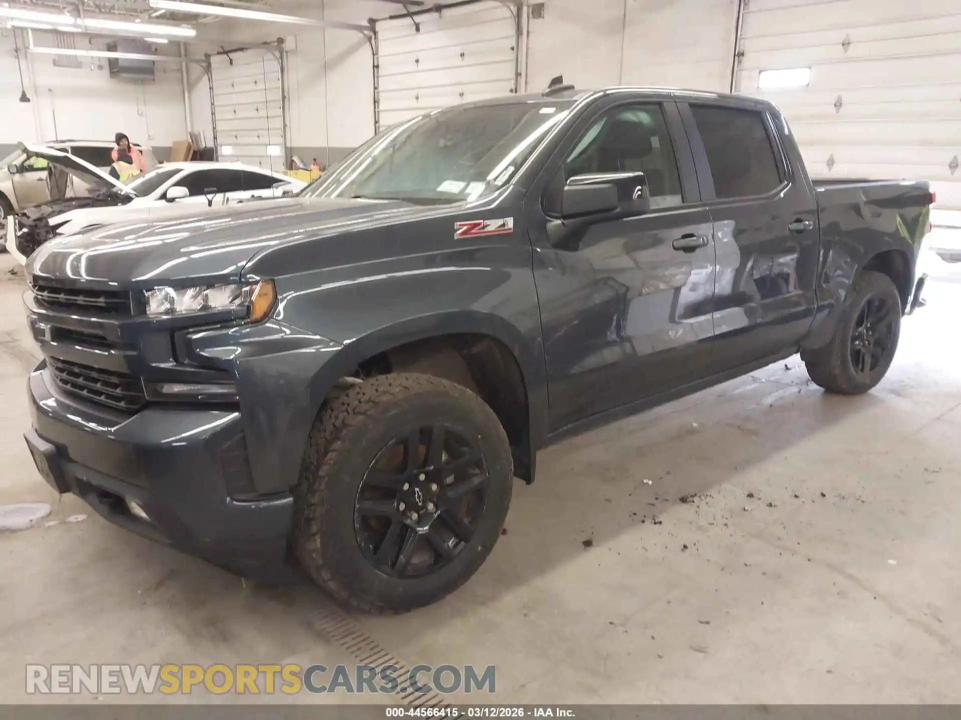 2 Photograph of a damaged car 1GCUYEEDXMZ449447 CHEVROLET SILVERADO 1500 2021