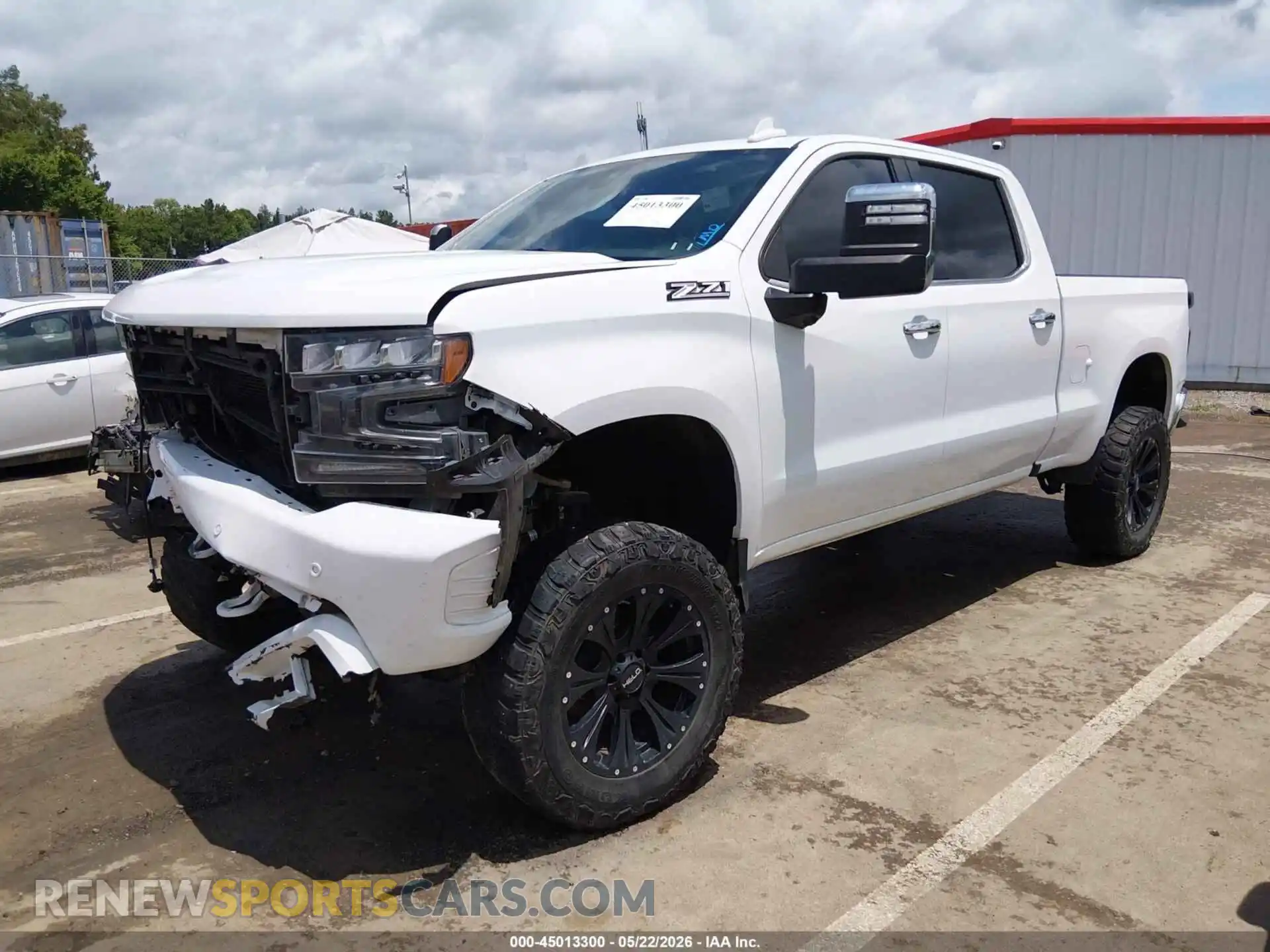 2 Photograph of a damaged car 1GCUYGED2MZ150868 CHEVROLET SILVERADO 1500 2021