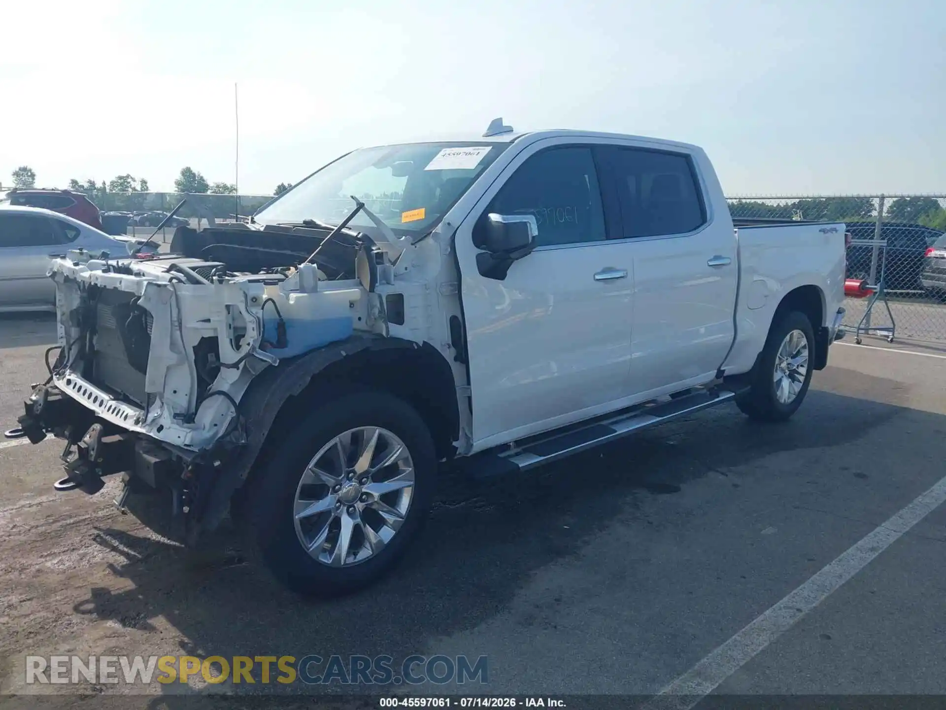 2 Photograph of a damaged car 1GCUYGED2MZ183580 CHEVROLET SILVERADO 1500 2021