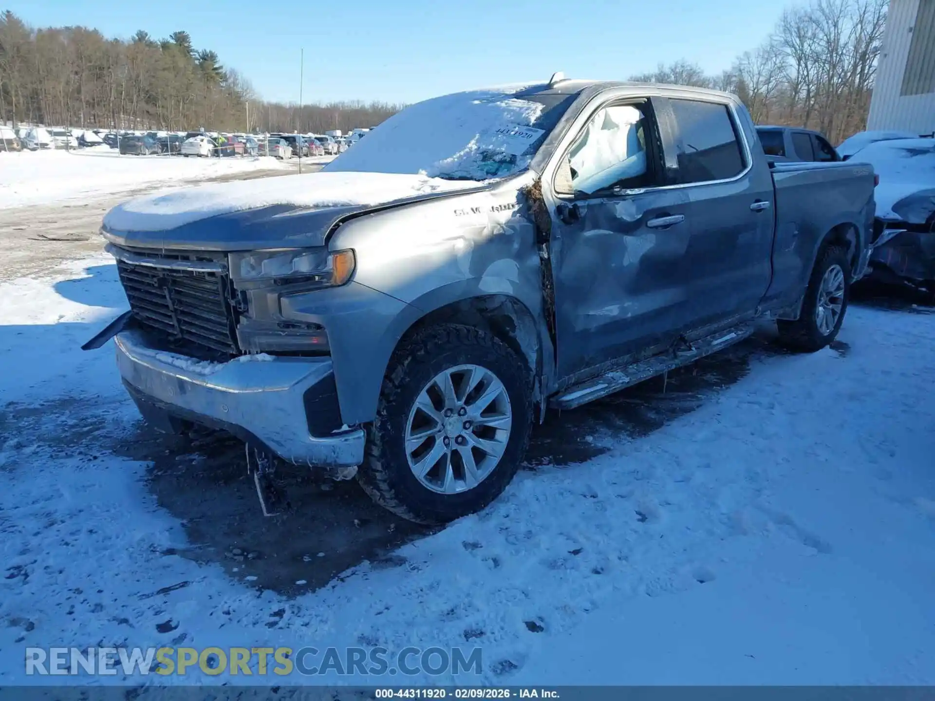 2 Photograph of a damaged car 1GCUYGED2MZ222314 CHEVROLET SILVERADO 1500 2021