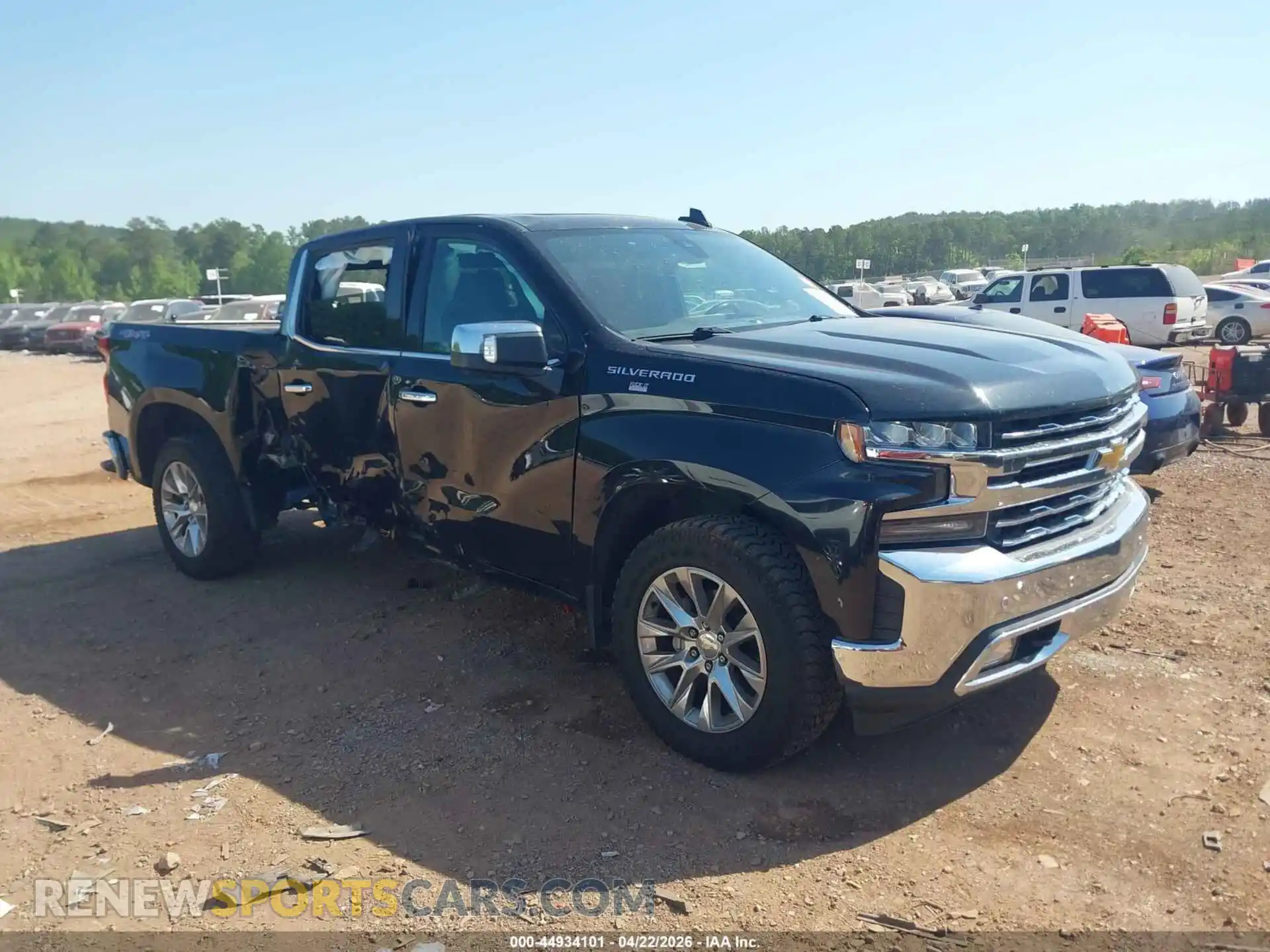 1 Photograph of a damaged car 1GCUYGED9MZ122033 CHEVROLET SILVERADO 1500 2021