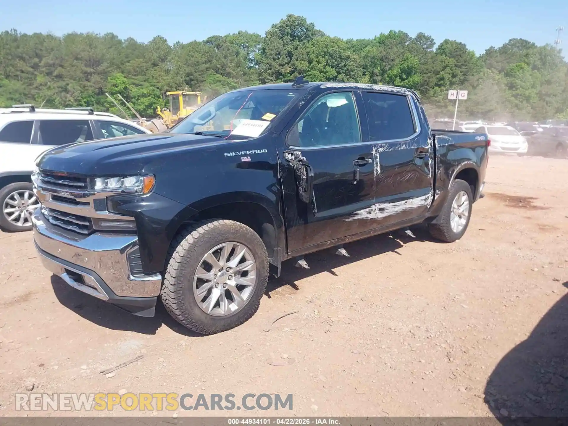 2 Photograph of a damaged car 1GCUYGED9MZ122033 CHEVROLET SILVERADO 1500 2021
