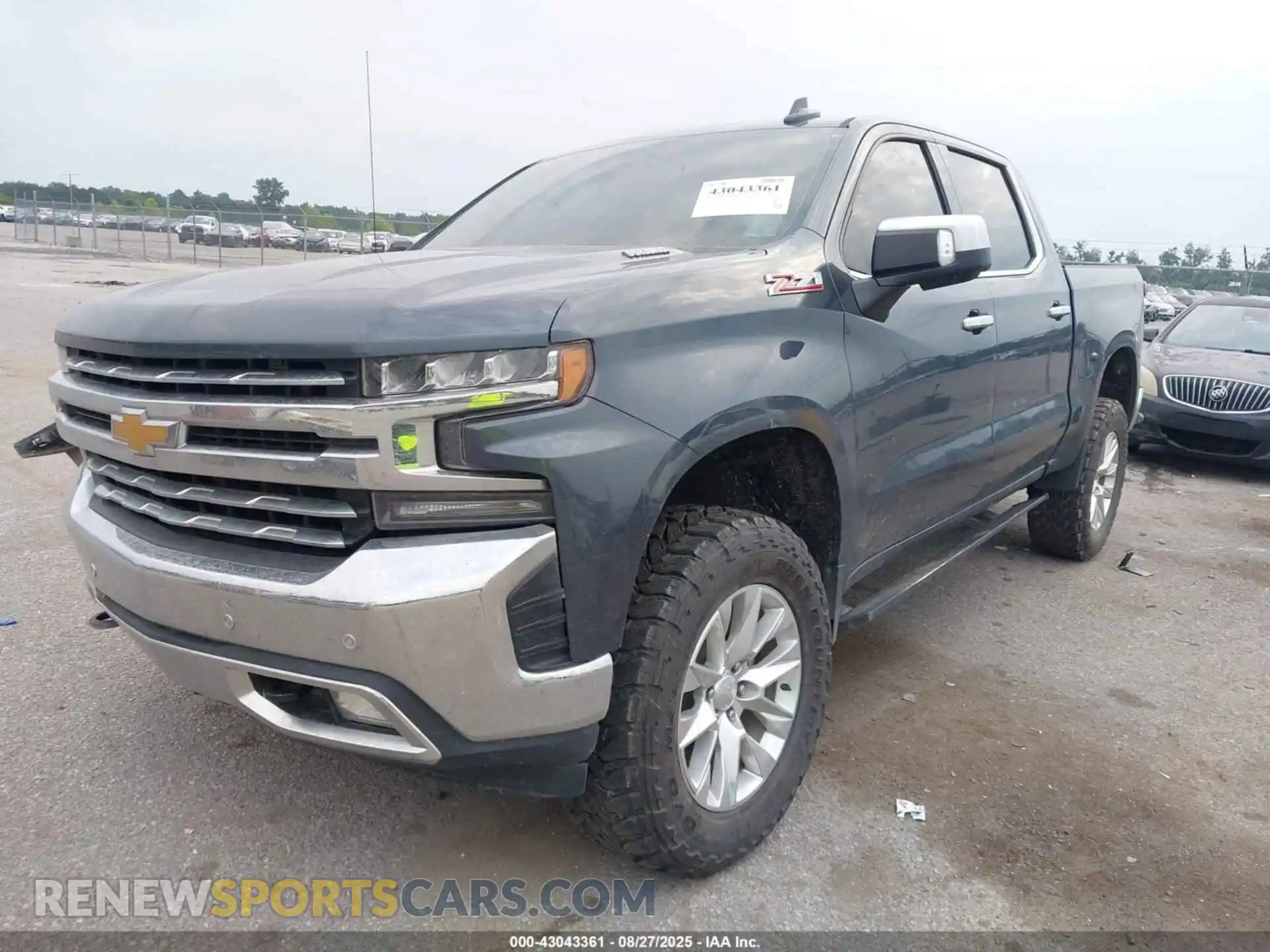 2 Photograph of a damaged car 1GCUYGET2MZ288403 CHEVROLET SILVERADO 1500 2021