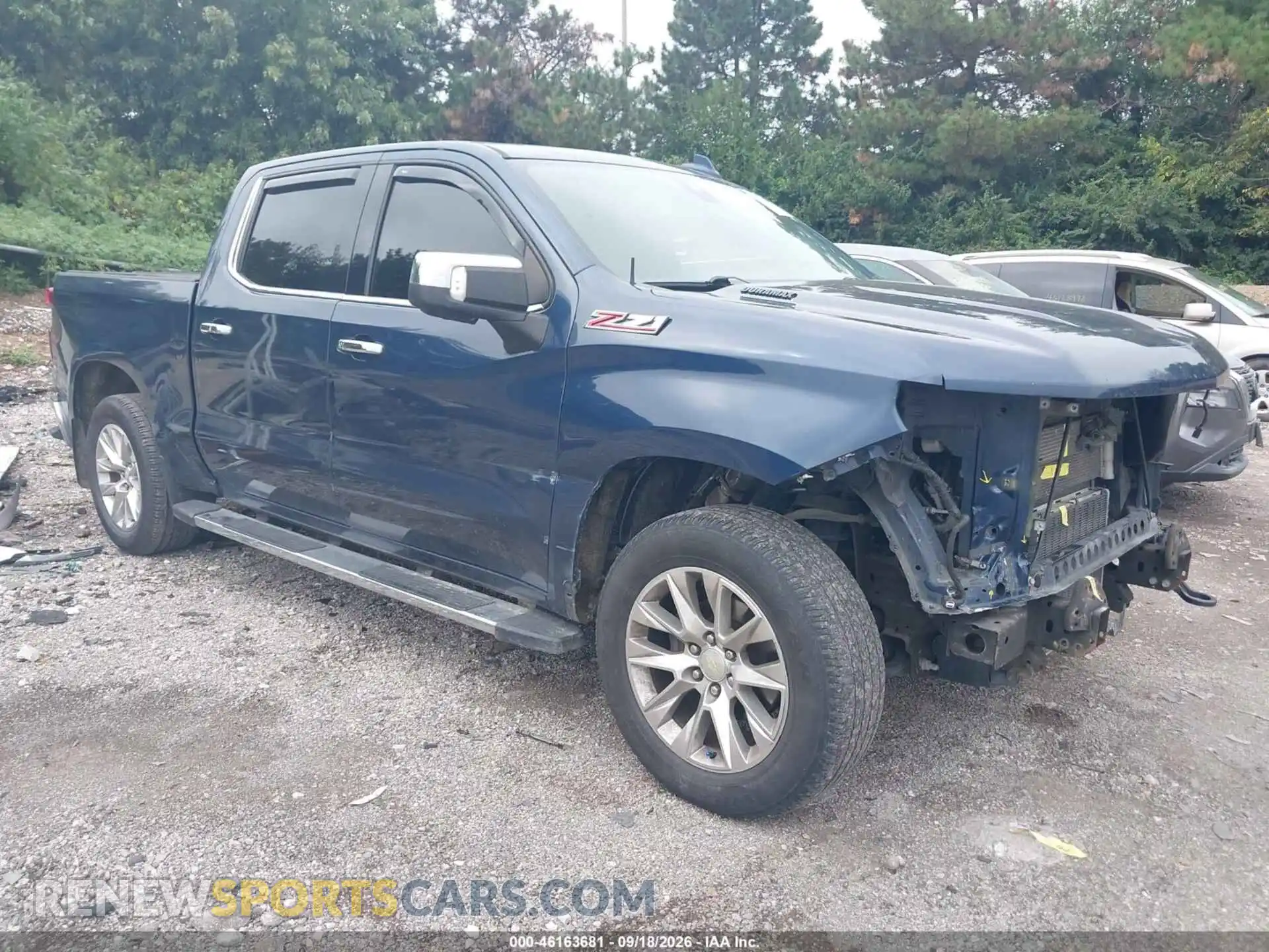1 Photograph of a damaged car 1GCUYGETXMZ213397 CHEVROLET SILVERADO 1500 2021