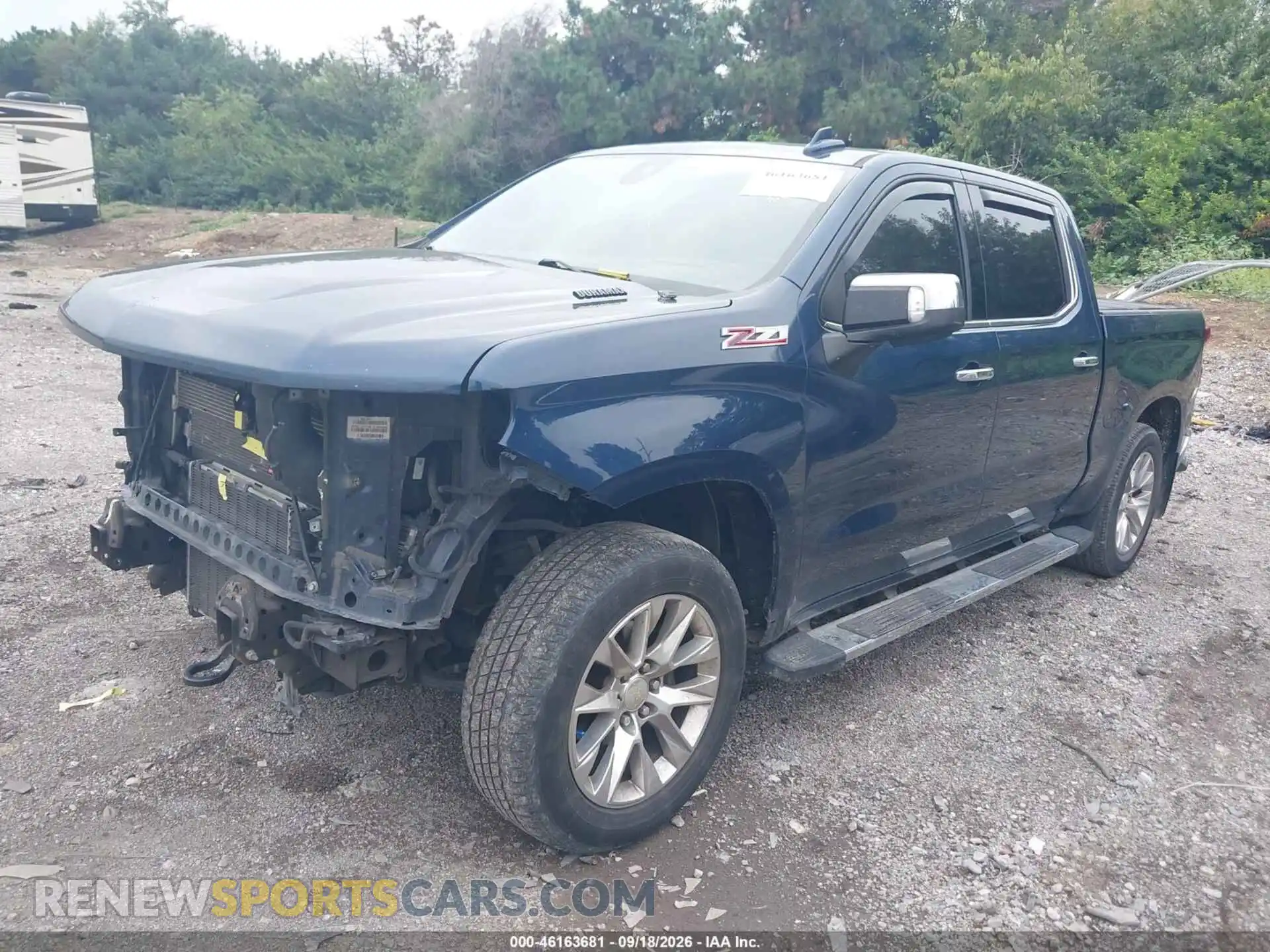 2 Photograph of a damaged car 1GCUYGETXMZ213397 CHEVROLET SILVERADO 1500 2021