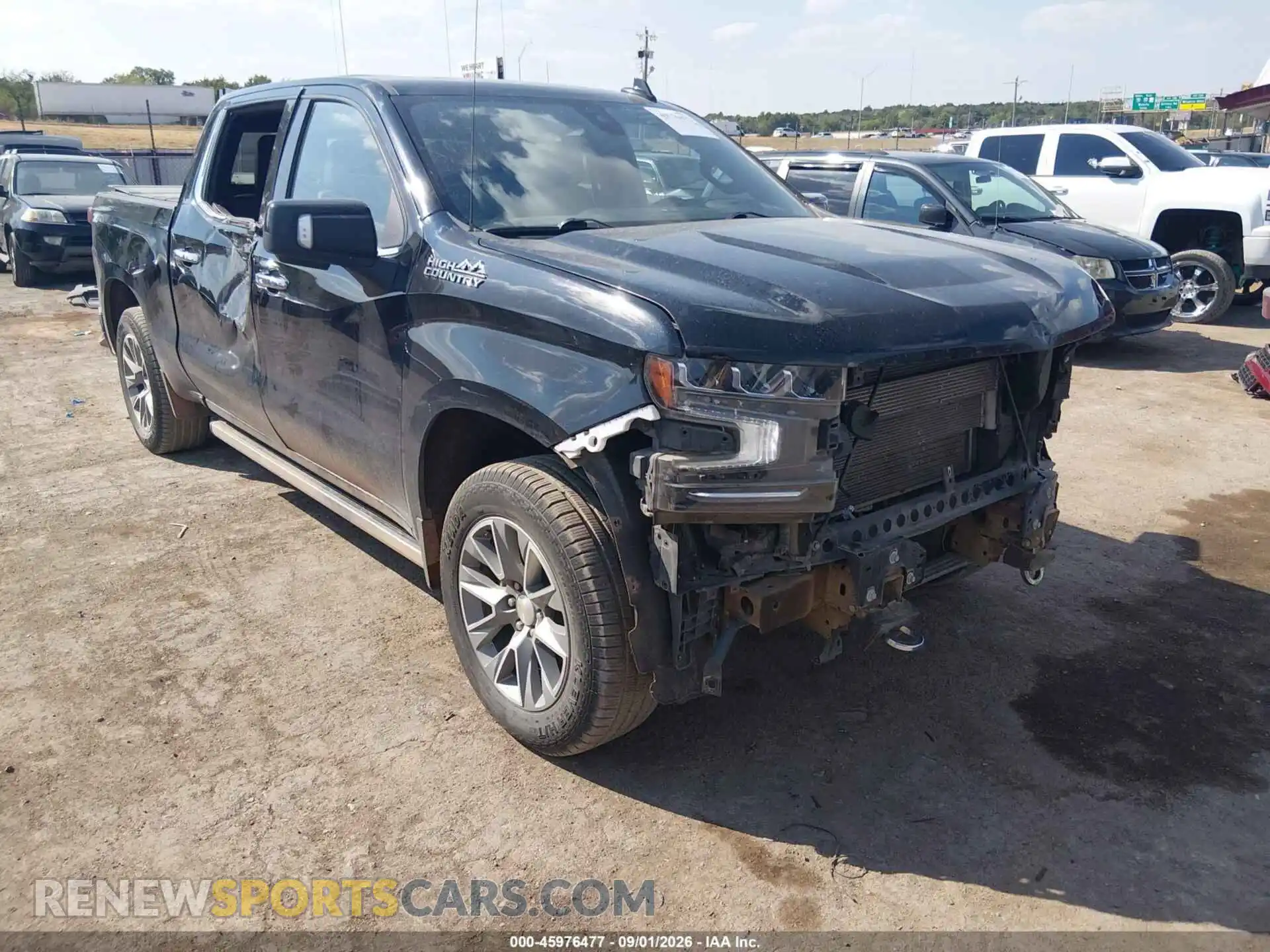 1 fotografías del automóvil dañado 1GCUYHED4MZ120924 CHEVROLET SILVERADO 1500 2021