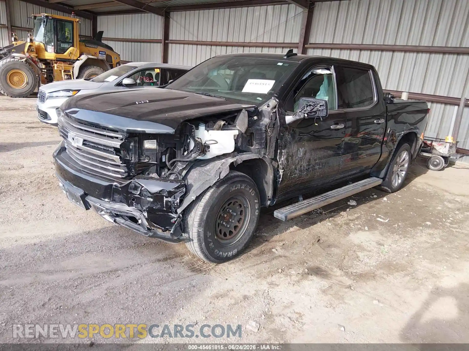 2 Photograph of a damaged car 1GCUYHELXMZ209369 CHEVROLET SILVERADO 1500 2021