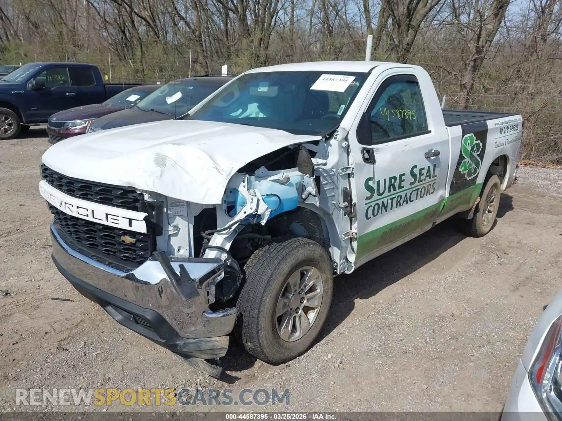 2 Photograph of a damaged car 3GCNWAEF4MG407358 CHEVROLET SILVERADO 1500 2021