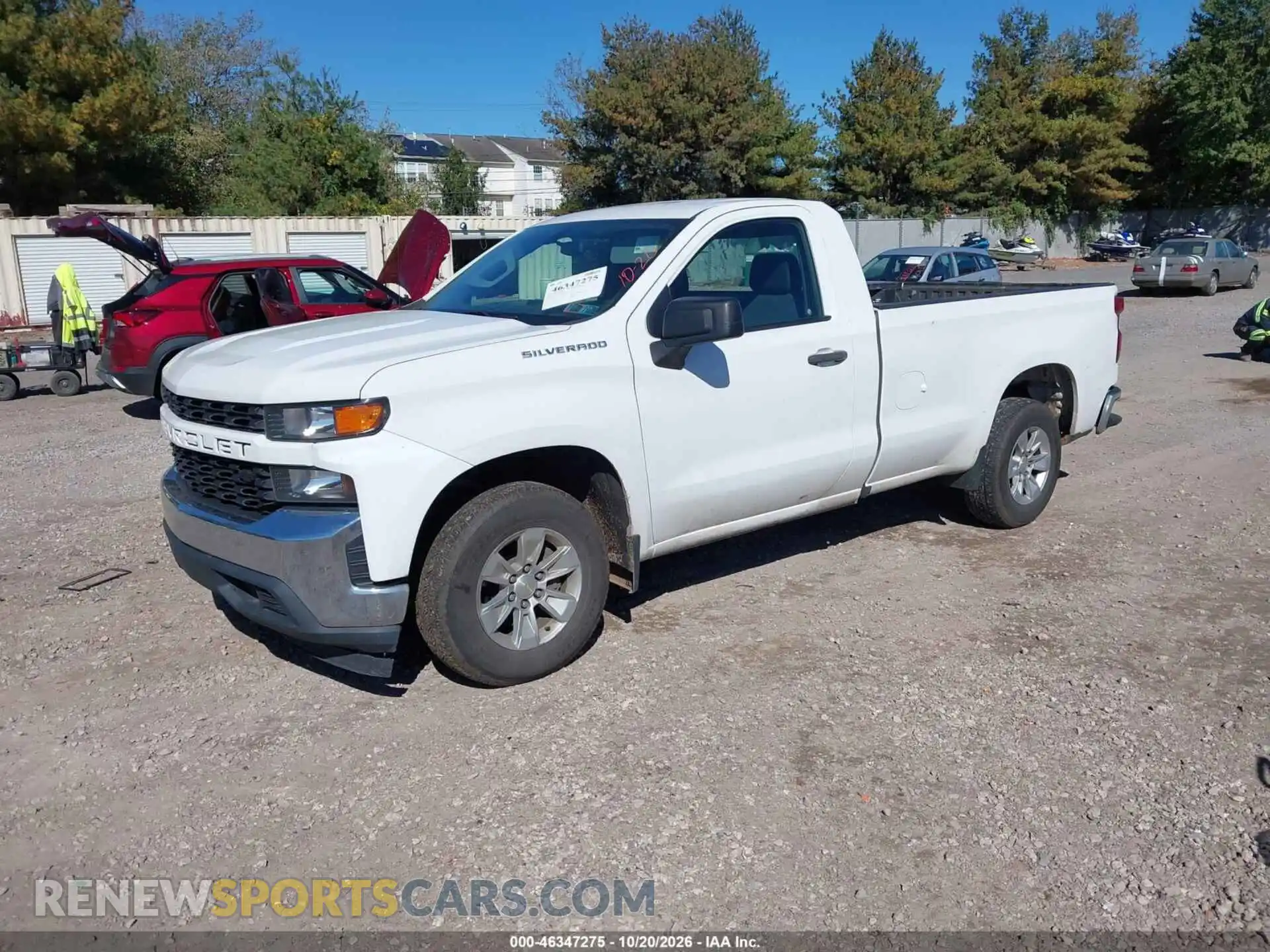 2 fotografías del automóvil dañado 3GCNWAEF6MG294948 CHEVROLET SILVERADO 1500 2021