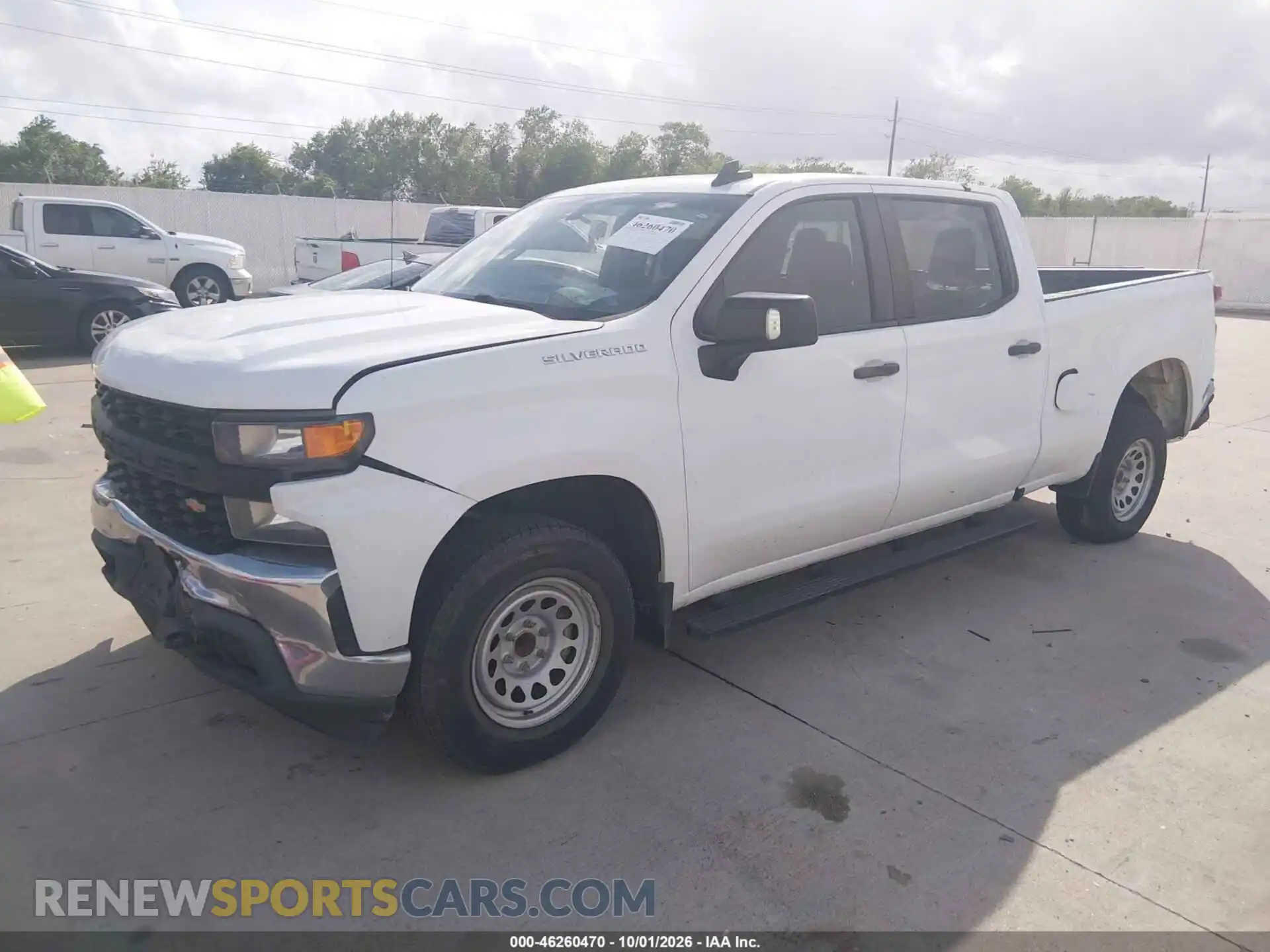 2 fotografías del automóvil dañado 3GCPWAEF5MG101178 CHEVROLET SILVERADO 1500 2021