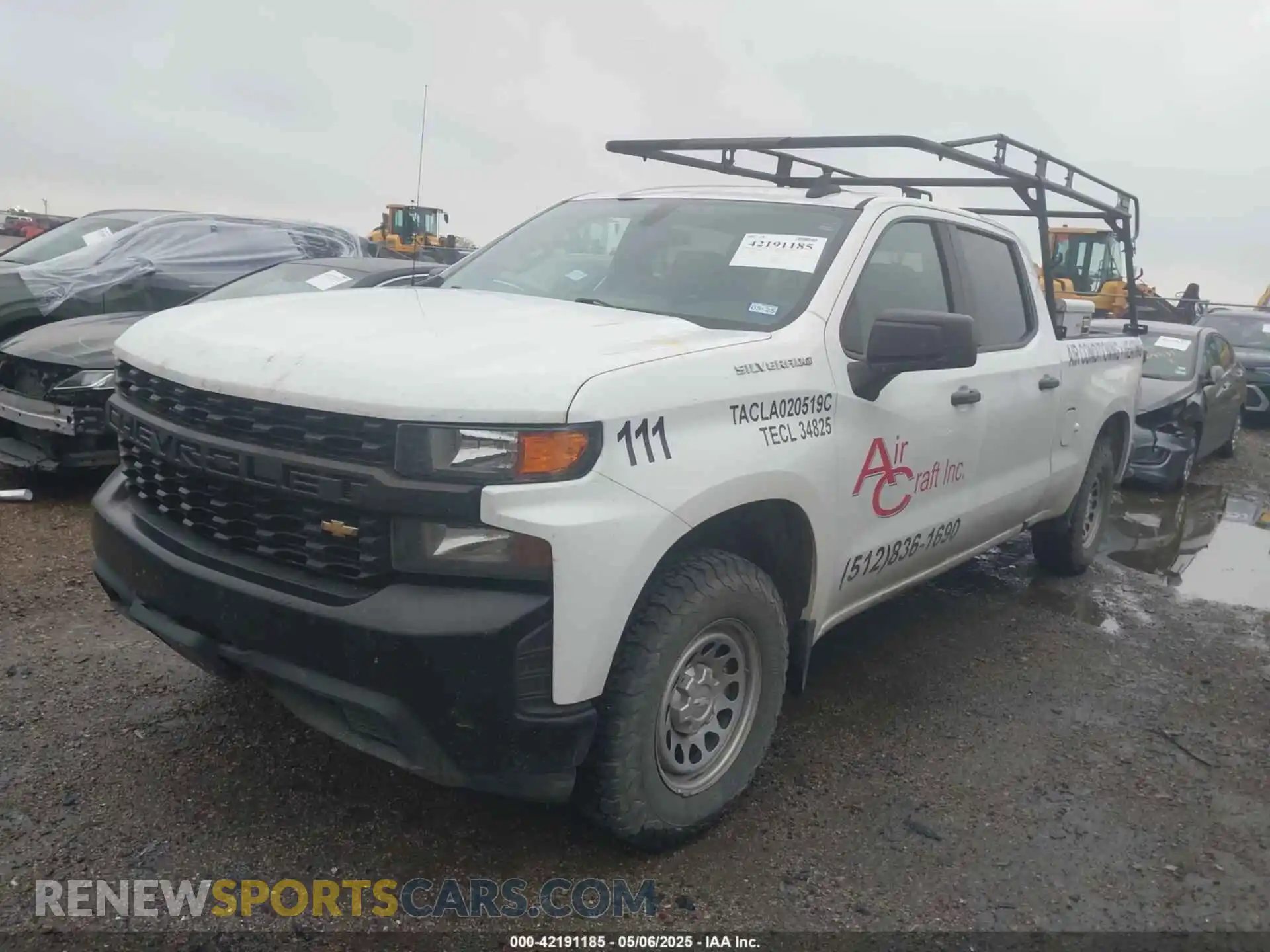 2 Photograph of a damaged car 3GCPWAEF7MG188534 CHEVROLET SILVERADO 1500 2021