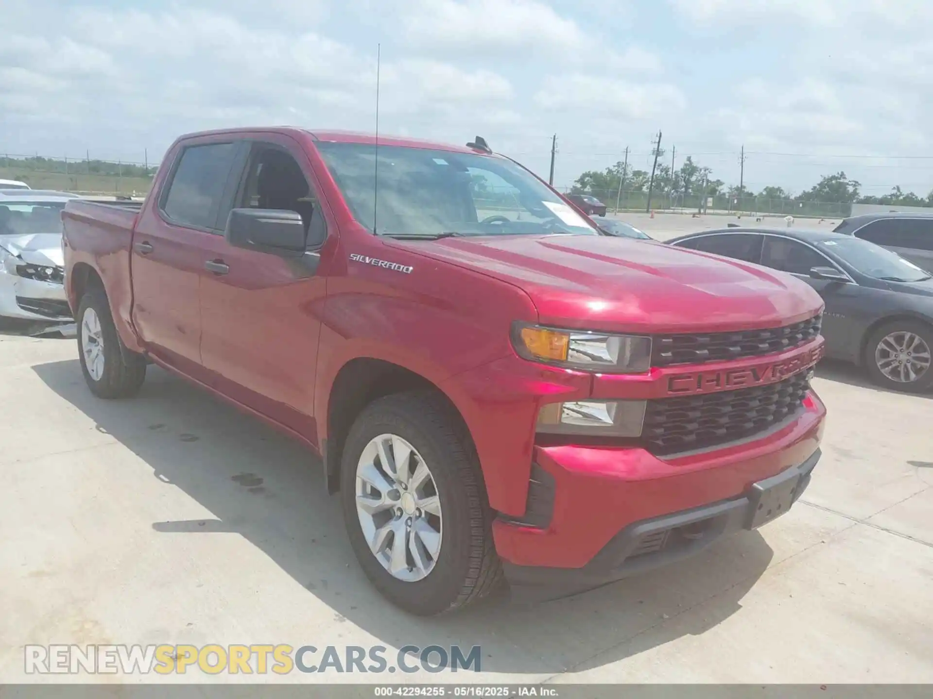 1 fotografías del automóvil dañado 3GCPWBEH1MG160722 CHEVROLET SILVERADO 1500 2021