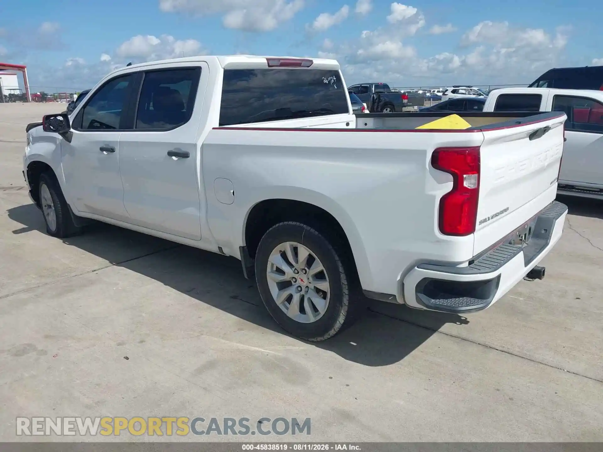 3 Photograph of a damaged car 3GCPWBEK2MG360892 CHEVROLET SILVERADO 1500 2021