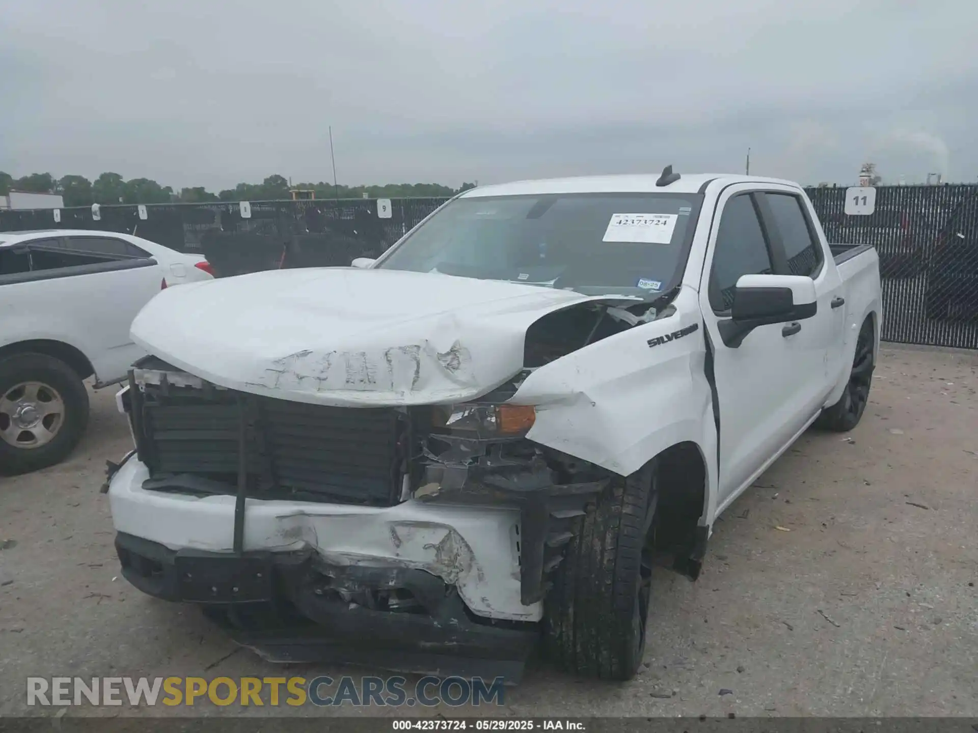 2 Photograph of a damaged car 3GCPWBEK9MG102403 CHEVROLET SILVERADO 1500 2021