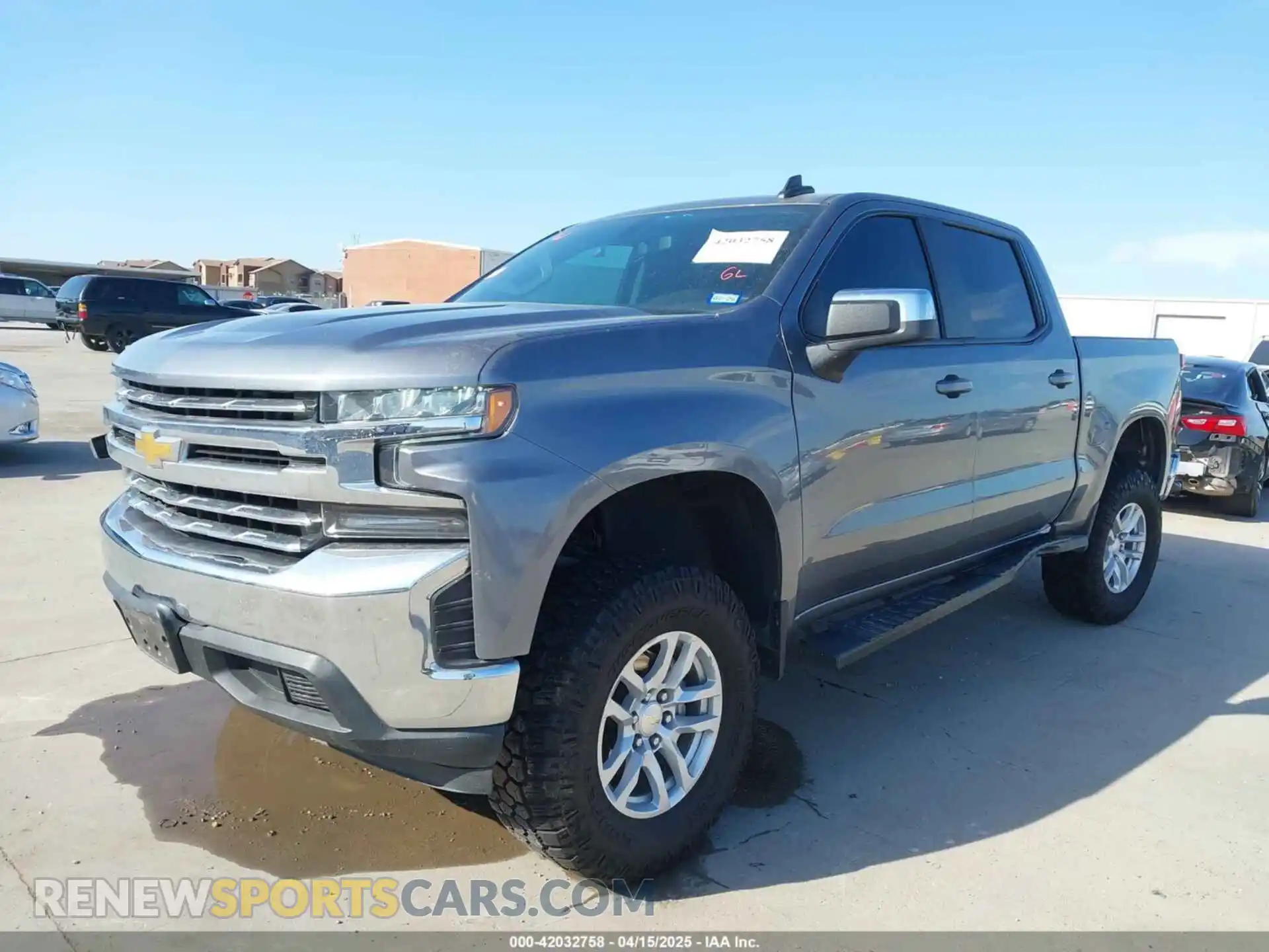 2 Photograph of a damaged car 3GCPWCED0MG426296 CHEVROLET SILVERADO 1500 2021