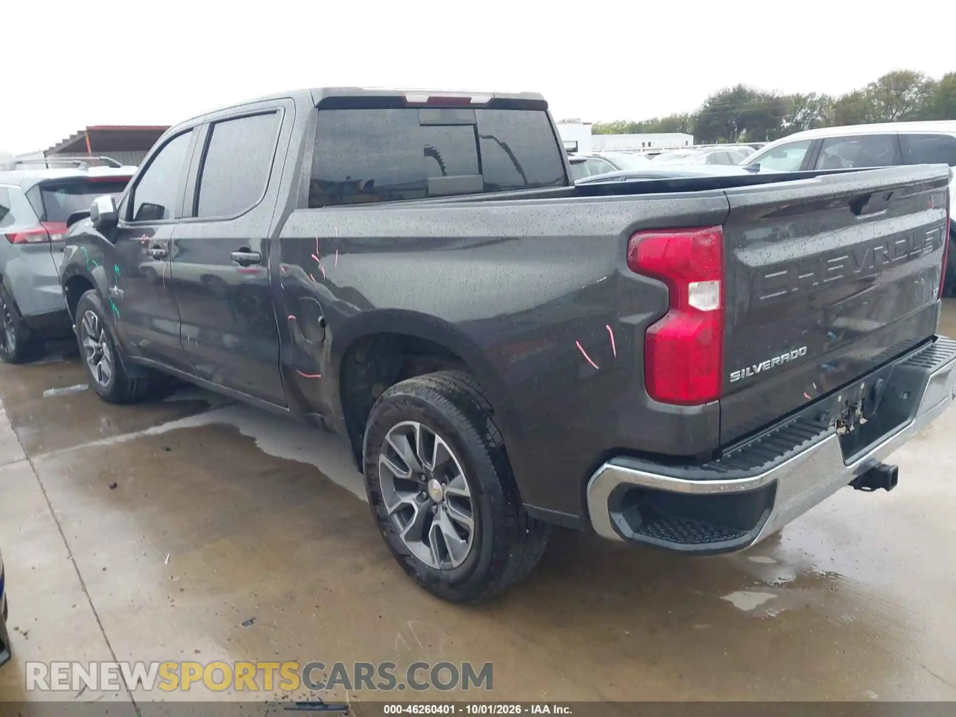 3 fotografías del automóvil dañado 3GCPWCED3MG294506 CHEVROLET SILVERADO 1500 2021