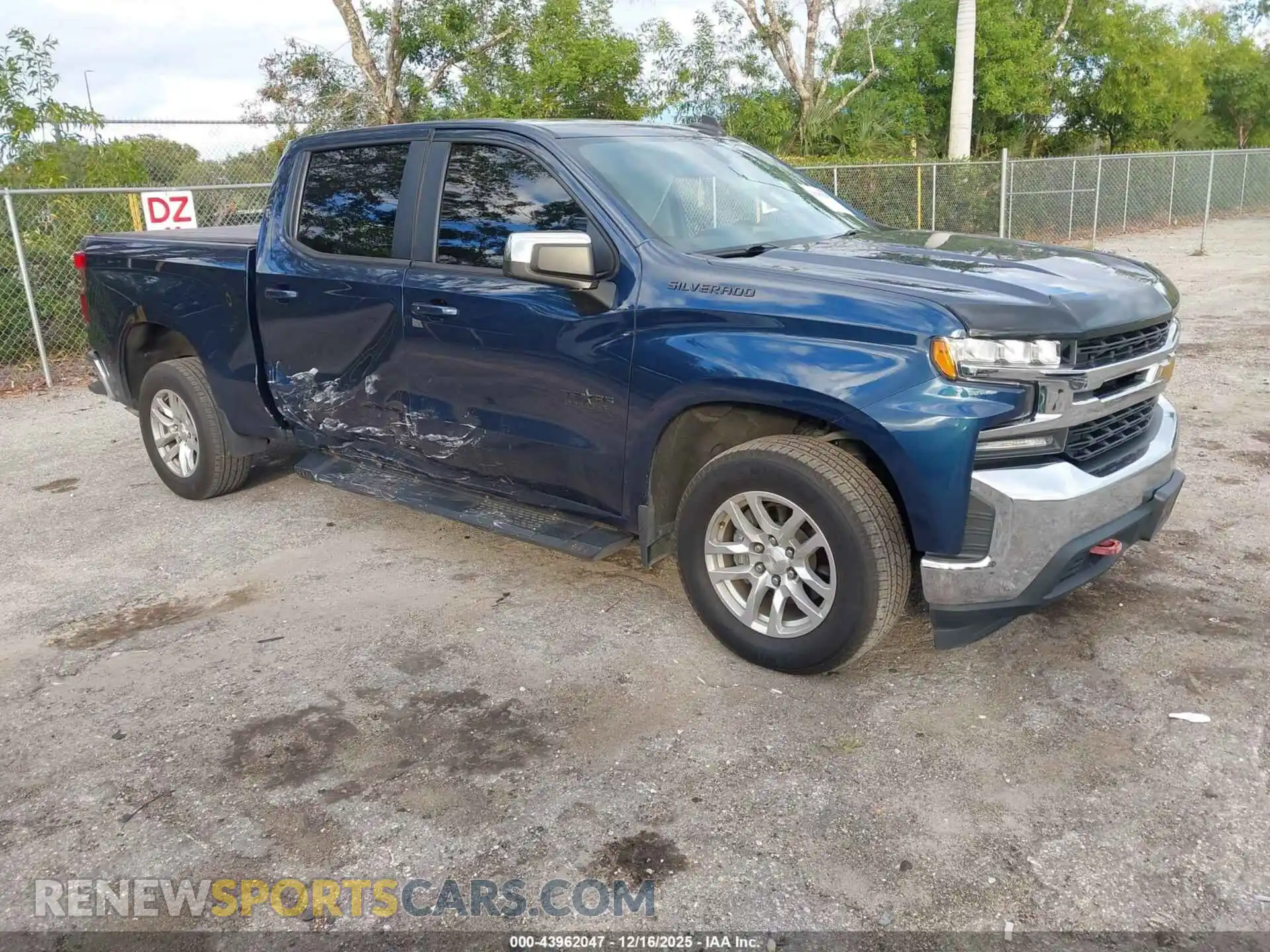 1 Photograph of a damaged car 3GCPWCED4MG204263 CHEVROLET SILVERADO 1500 2021