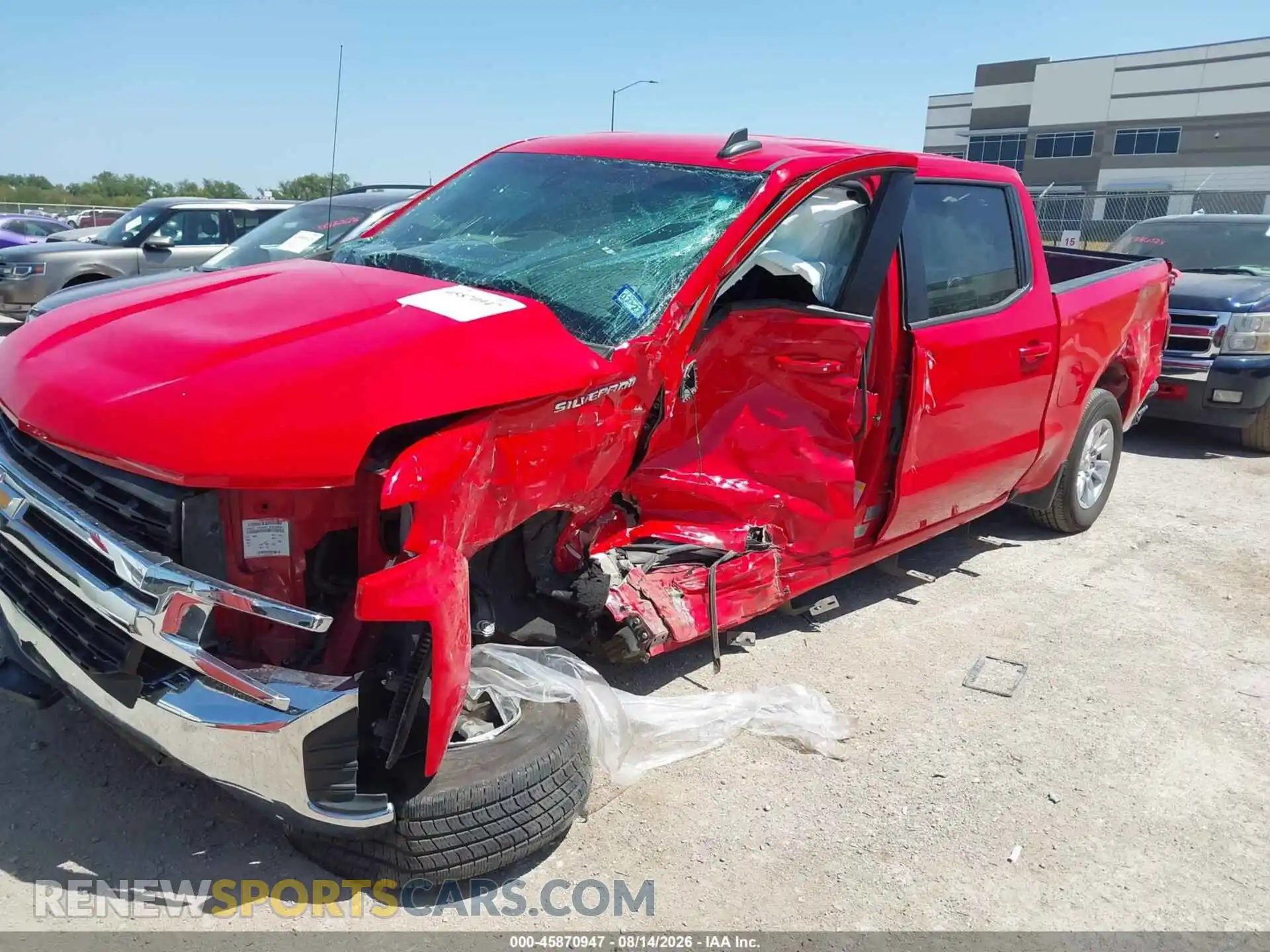 2 Фотография поврежденного автомобиля 3GCPWCED4MG362778 CHEVROLET SILVERADO 1500 2021