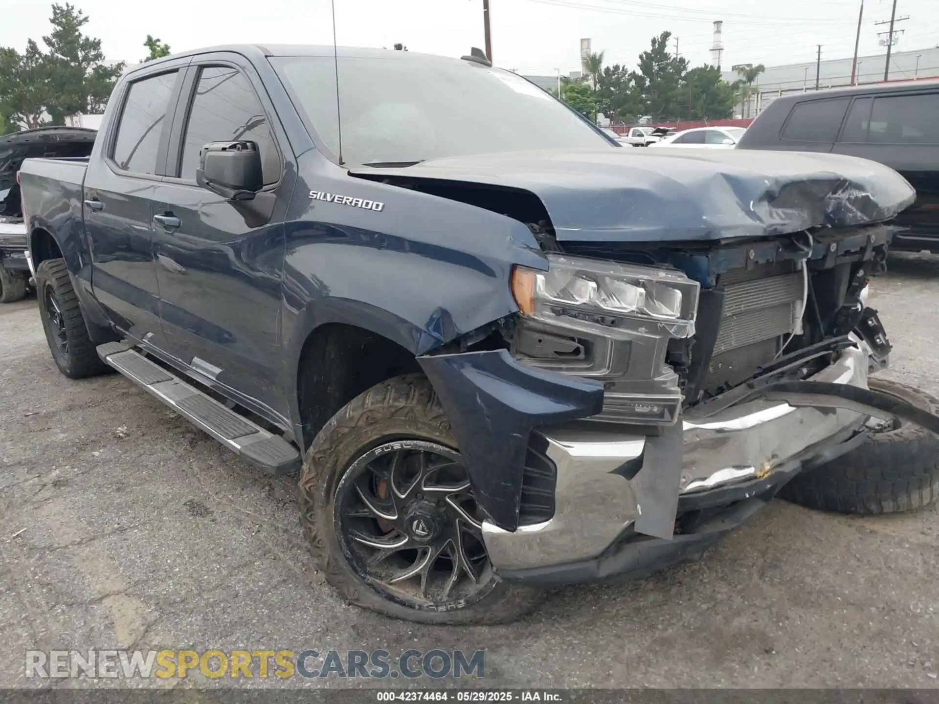 1 fotografías del automóvil dañado 3GCPWCED5MG102874 CHEVROLET SILVERADO 1500 2021