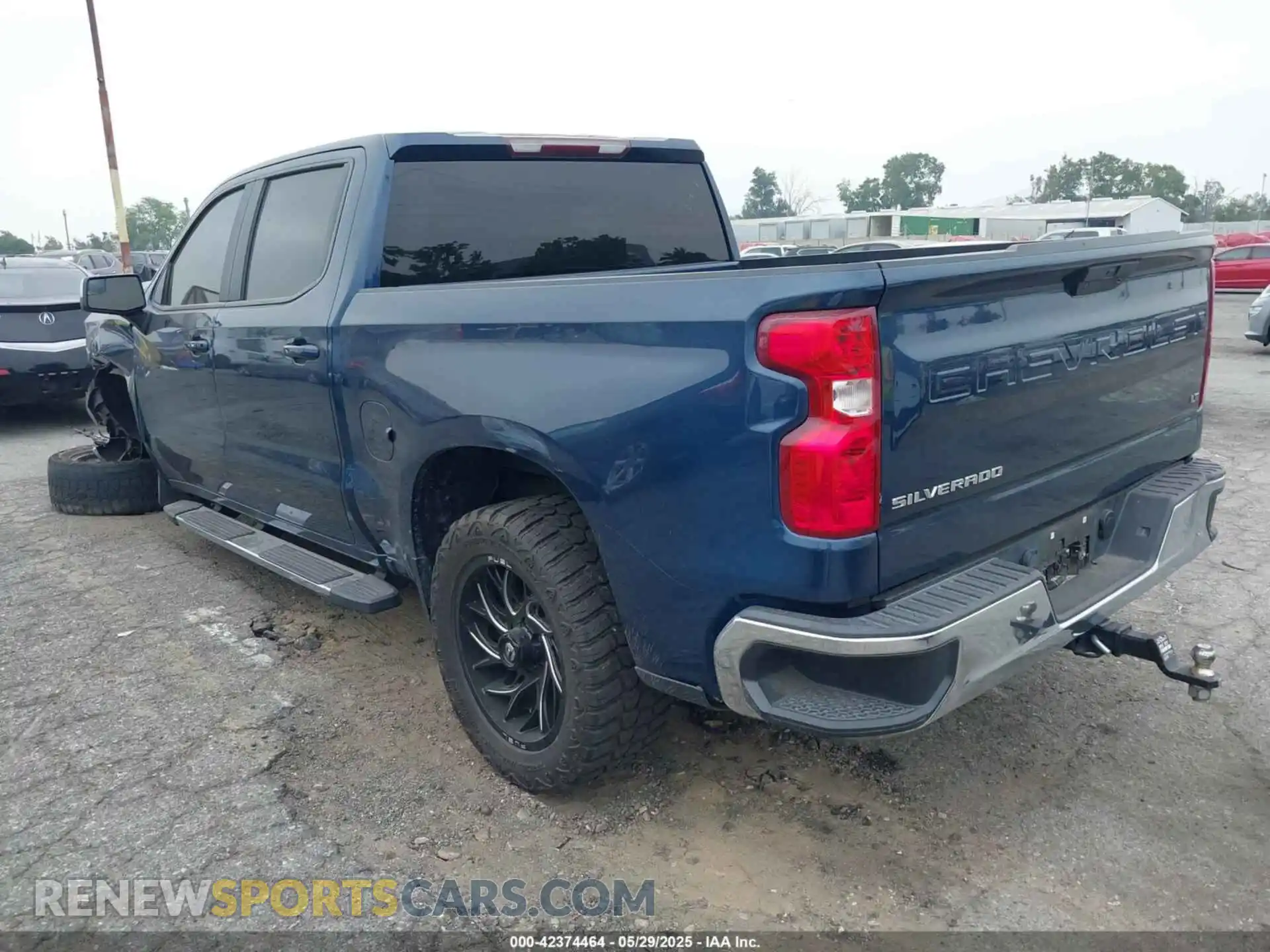 3 fotografías del automóvil dañado 3GCPWCED5MG102874 CHEVROLET SILVERADO 1500 2021
