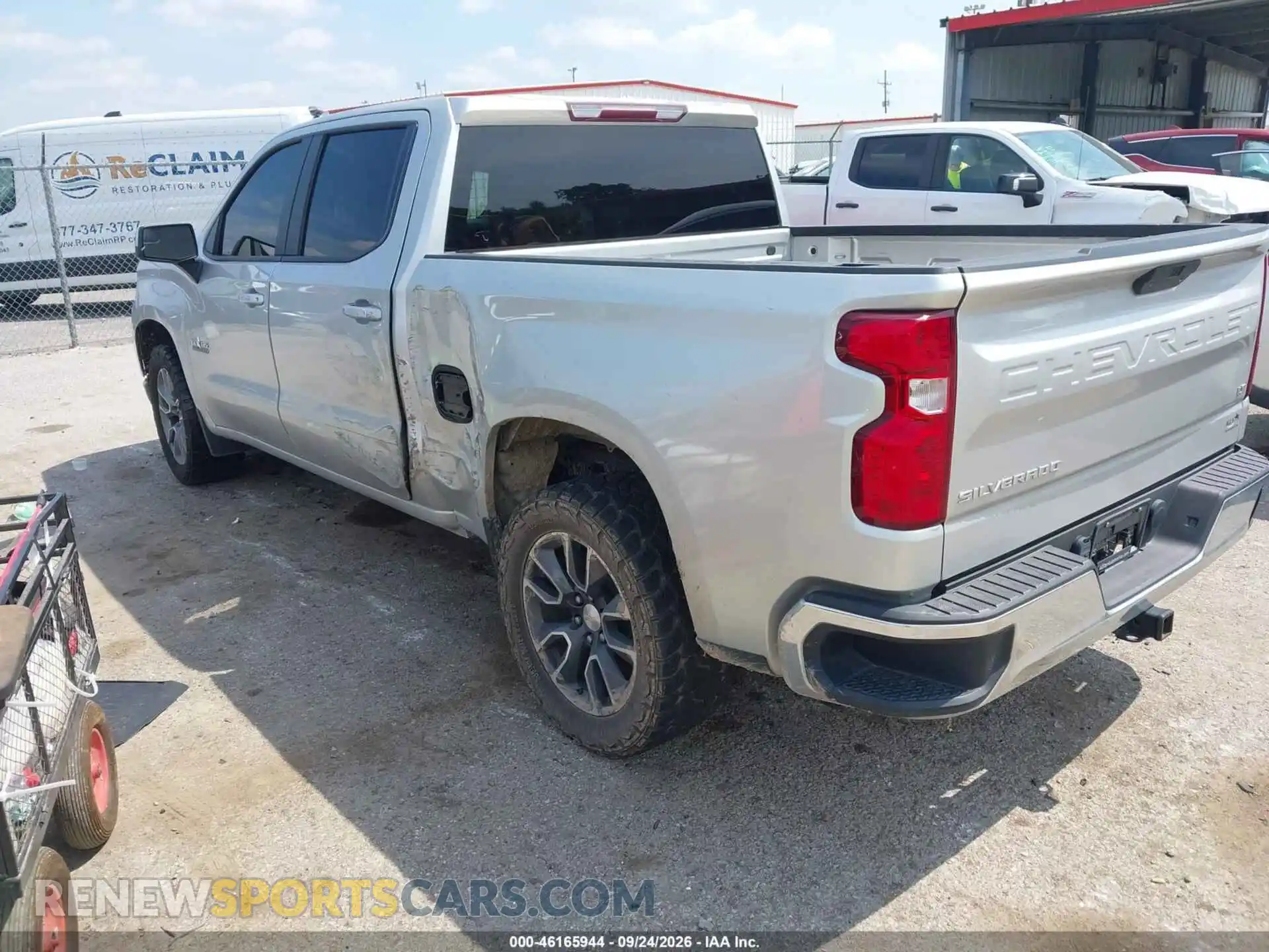 3 Photograph of a damaged car 3GCPWCED5MG377984 CHEVROLET SILVERADO 1500 2021